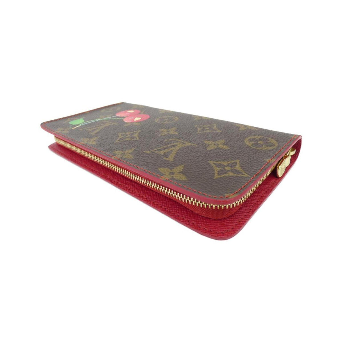 Louis Vuitton Brown Coated Canvas Long Wallet (Bi-Fold) (Pre-Owned)