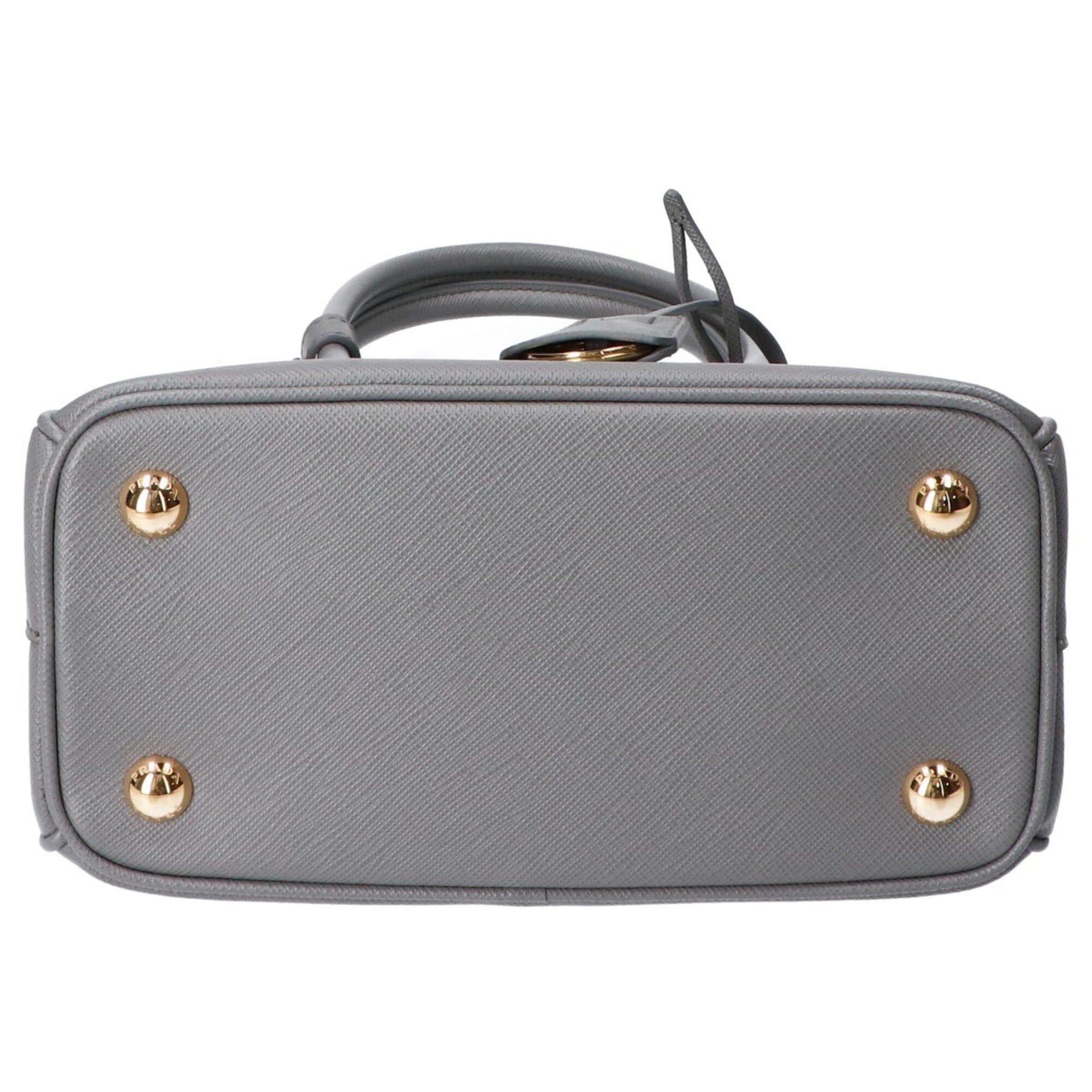 Prada Ardesia Leather Handbag (Pre-Owned)