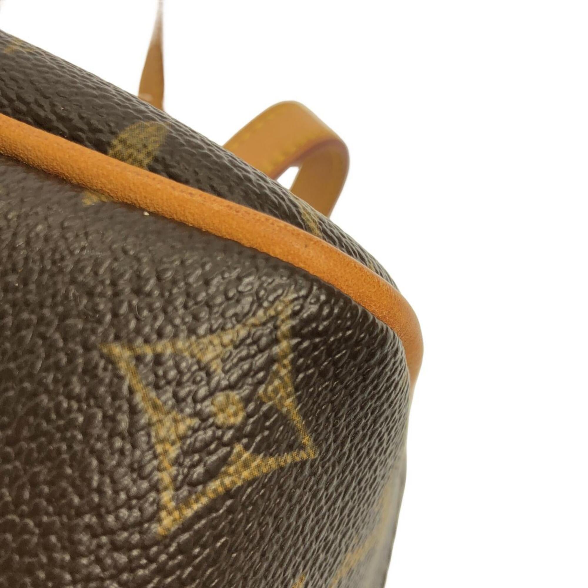 Louis Vuitton Marron Coated Canvas Shoulder Bag (Pre-Owned)