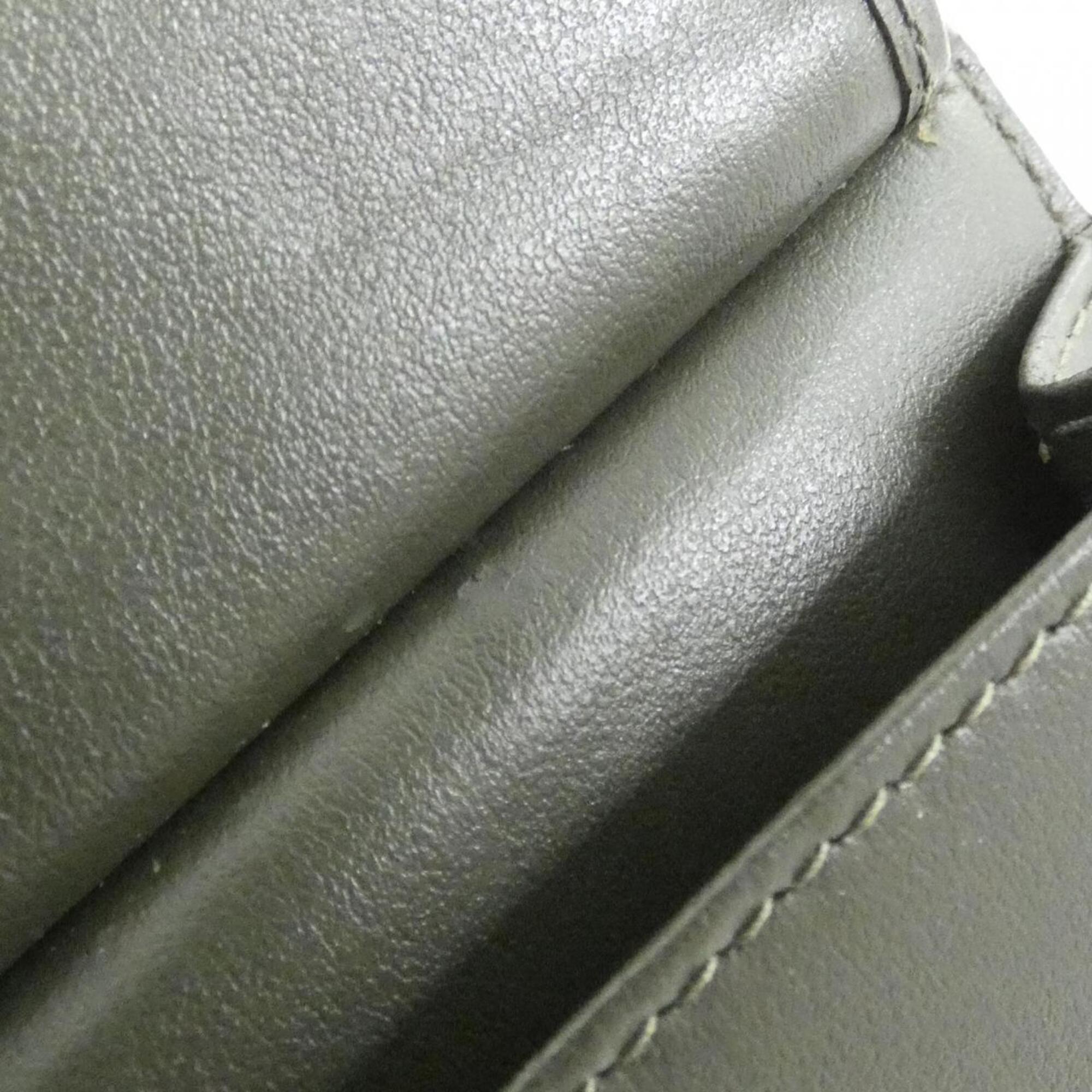 Gucci Green Gg Supreme Long Wallet (Bi-Fold) (Pre-Owned)