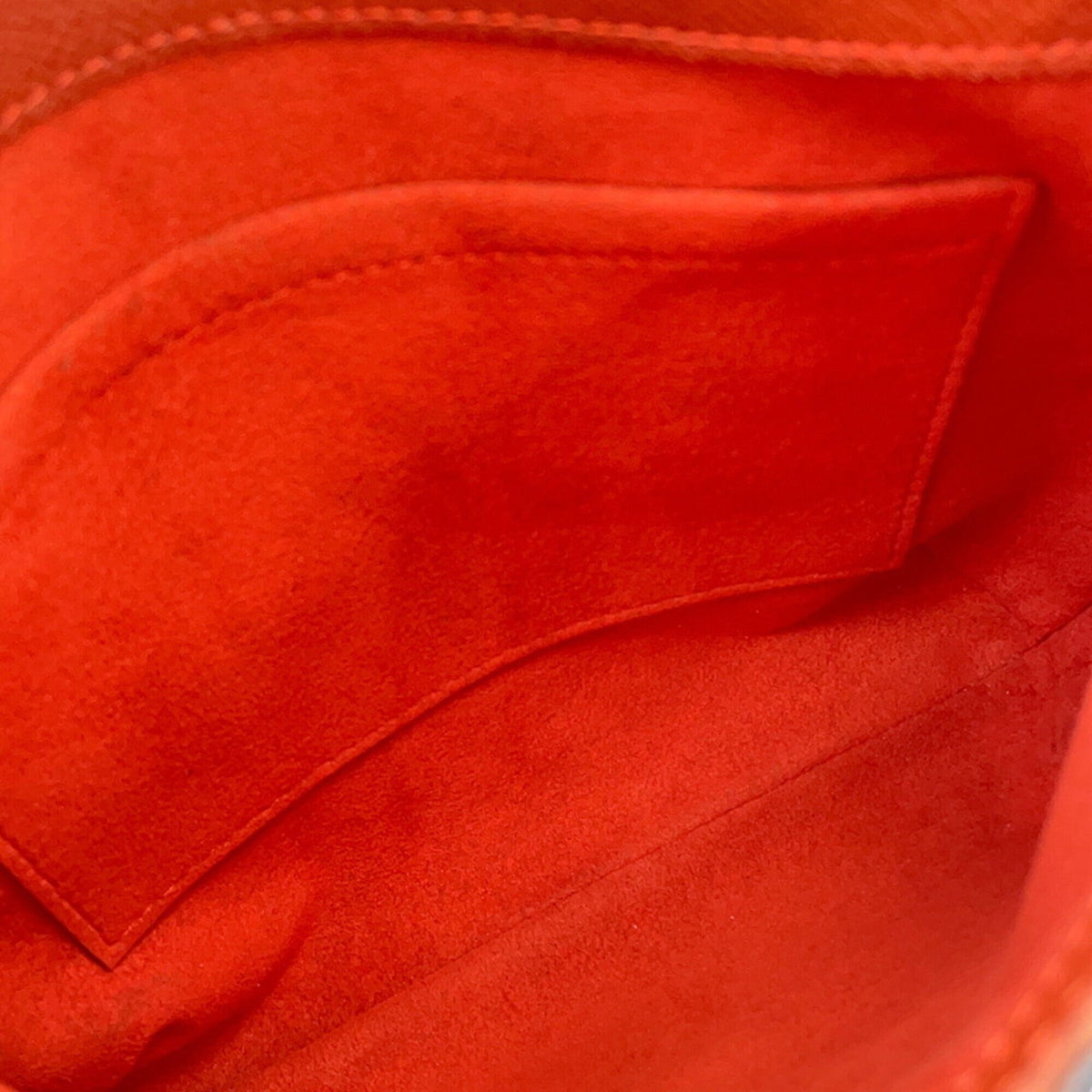 Louis Vuitton Damier Damier Canvas Ebene Orange Shoulder Bag (Pre-Owned)