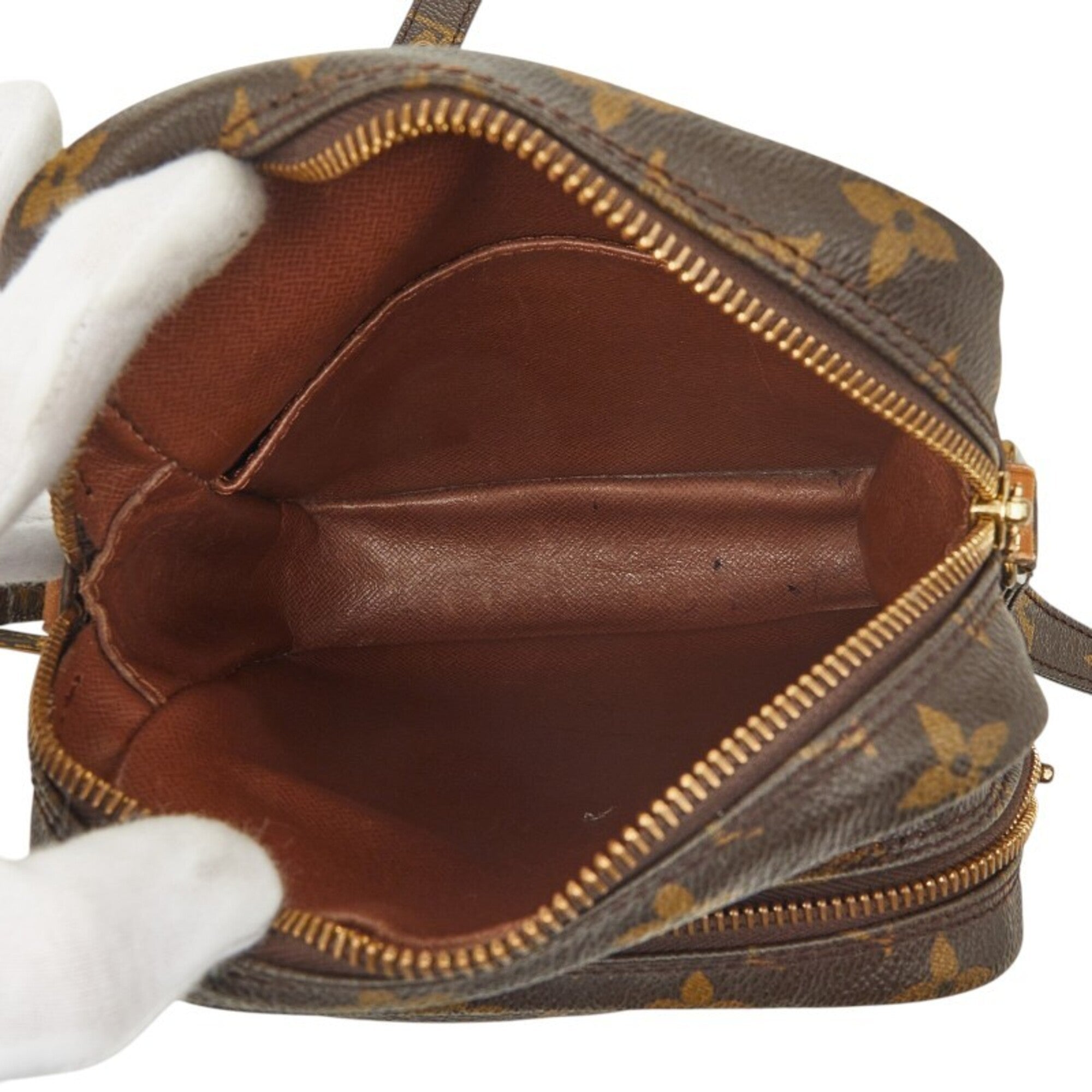 Louis Vuitton Brown Pvc Leather Shoulder Bag (Pre-Owned)
