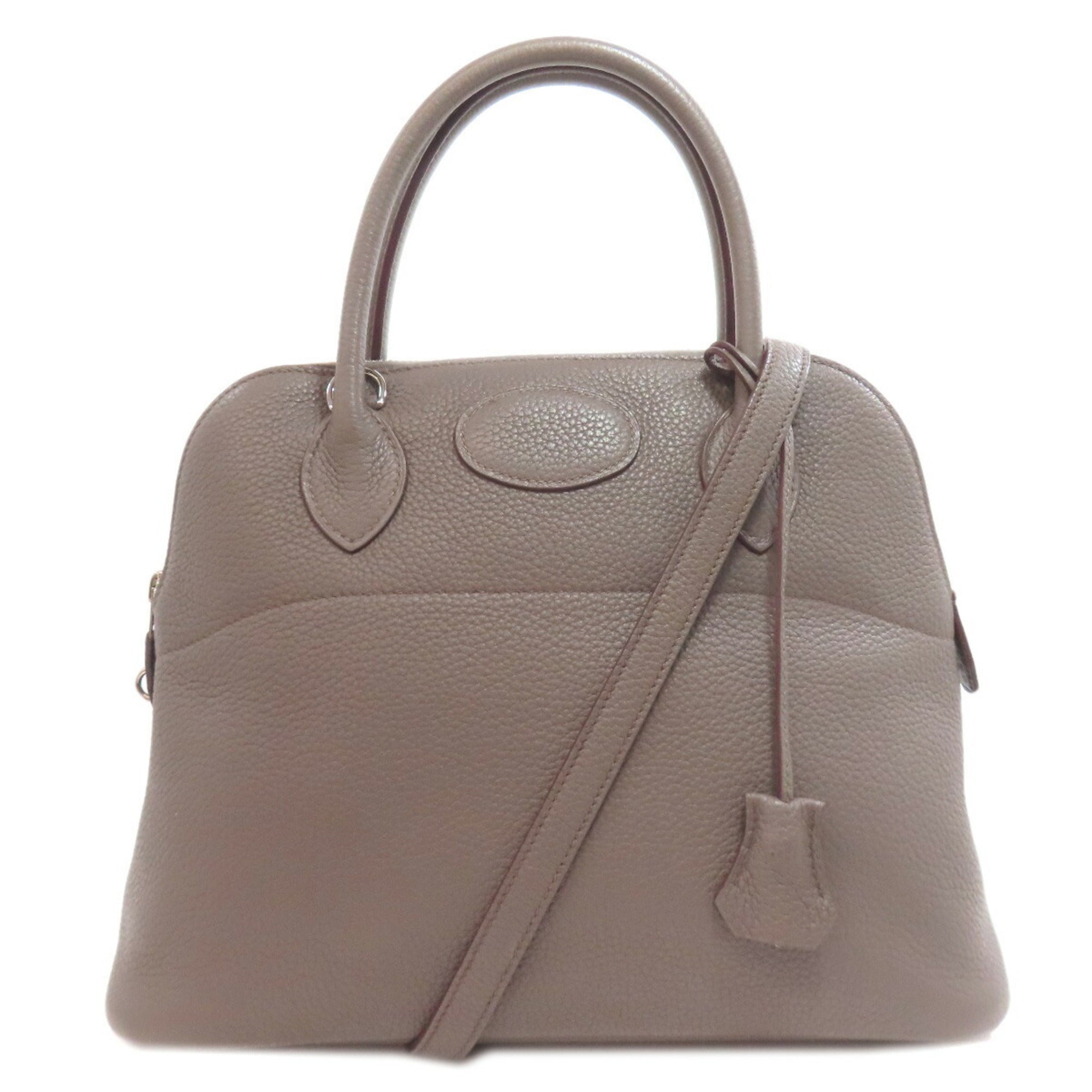 Hermes Bolide Gray Handbag (Pre-Owned)