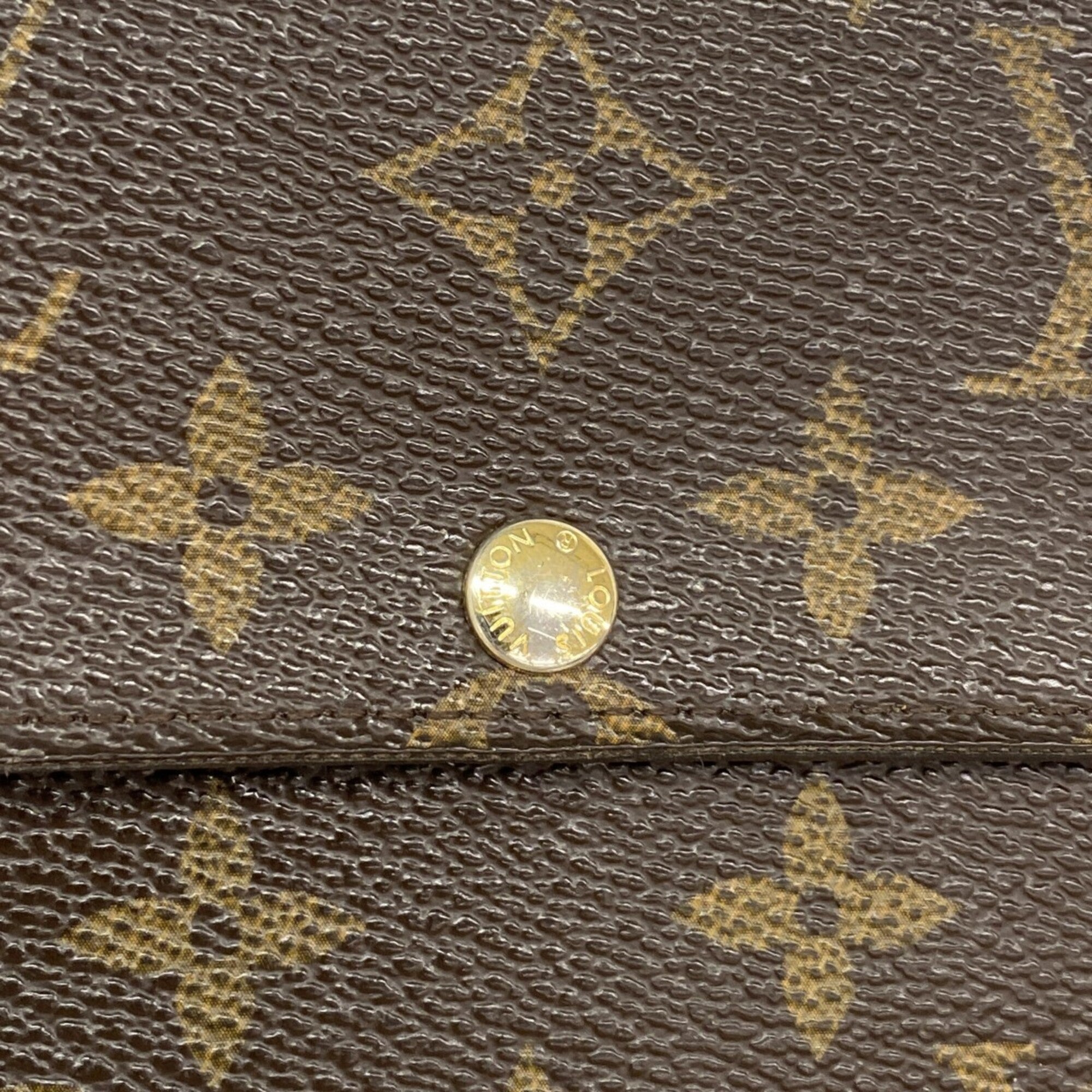 Louis Vuitton Brown Long Wallet (Bi-Fold) (Pre-Owned)