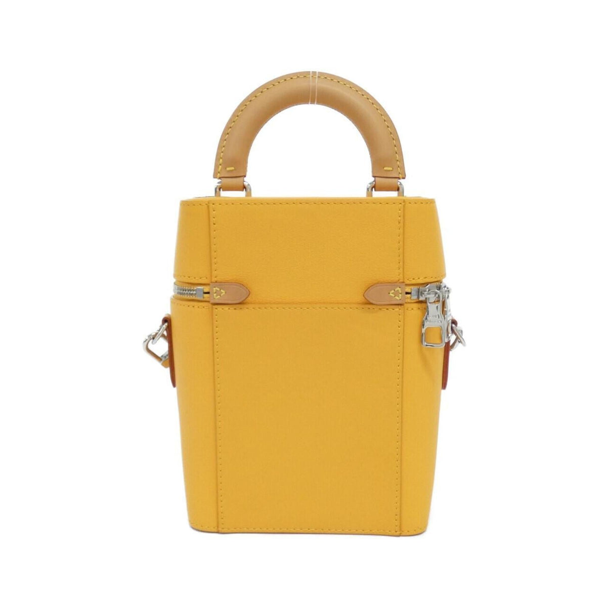 Louis Vuitton Saffron Yellow Leather Handbag (Pre-Owned)
