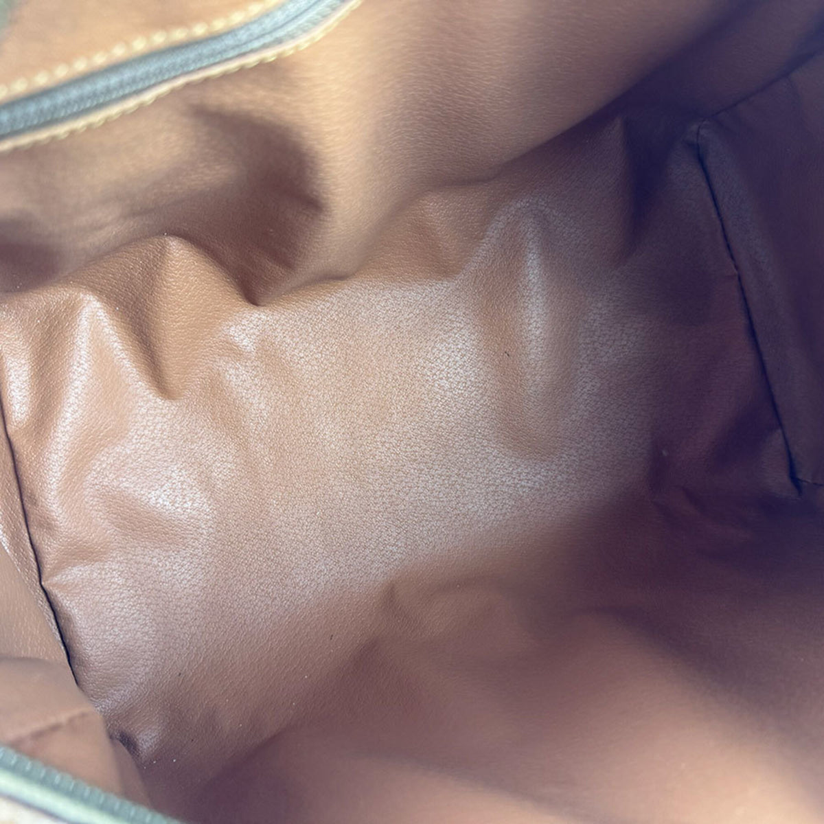 Celine Brown Coated Canvas Boston Bag Handbag (Pre-Owned)