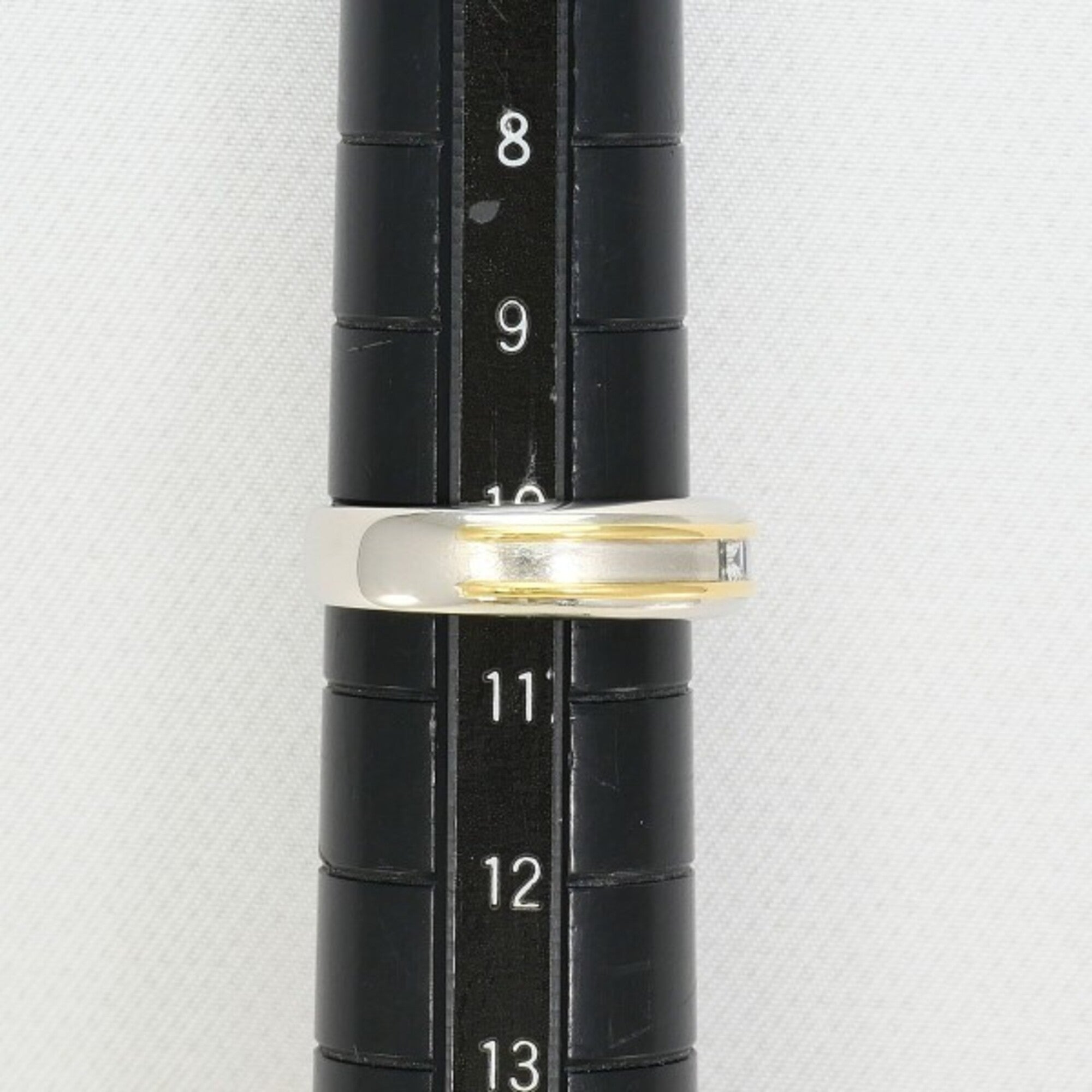 Unbranded Platinum Yellow Gold Yellow Gold (18K) Platinum 900 Band Ring (Pre-Owned)