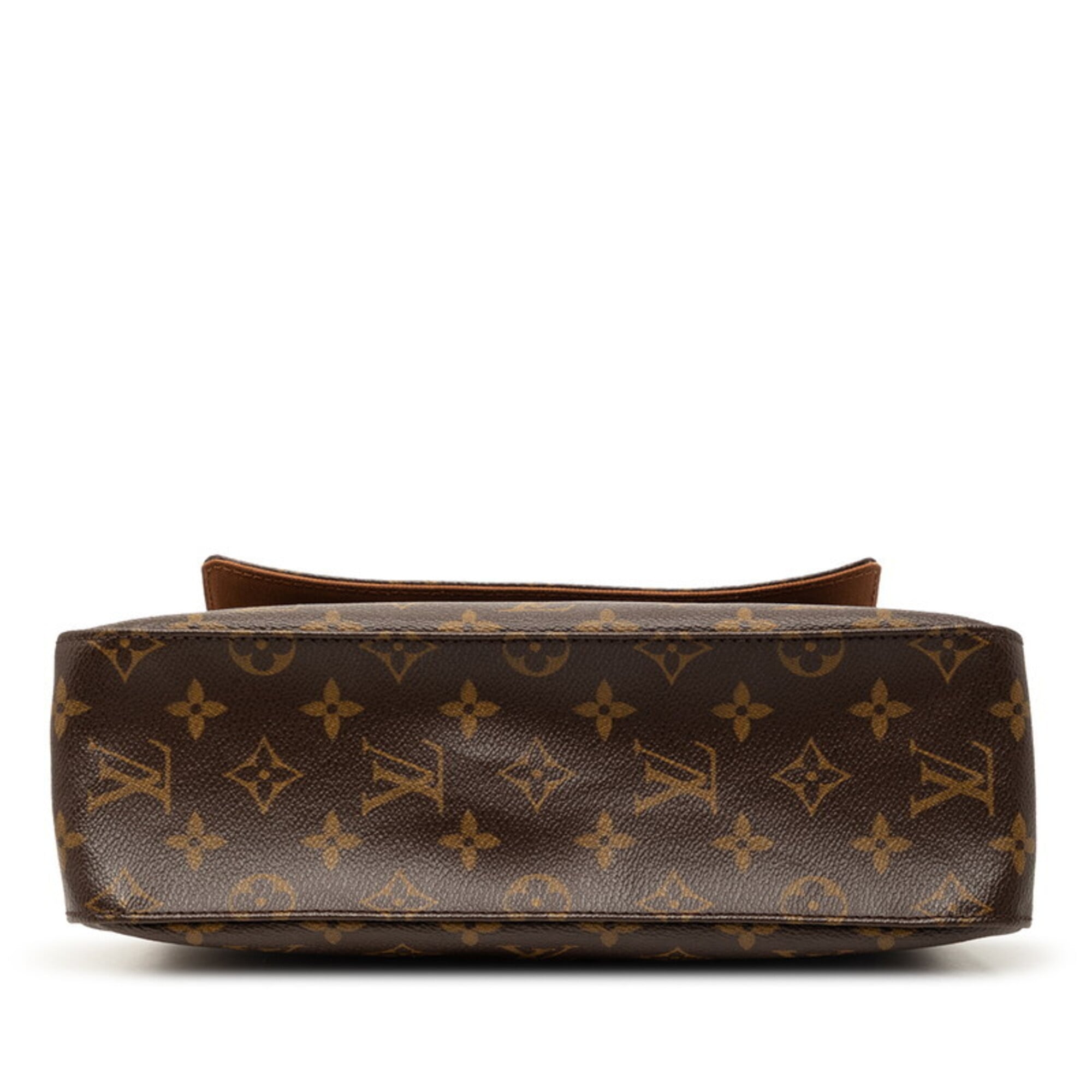 Louis Vuitton Monogram Brown Pvc Leather Handbag Shoulder Bag (Pre-Owned)