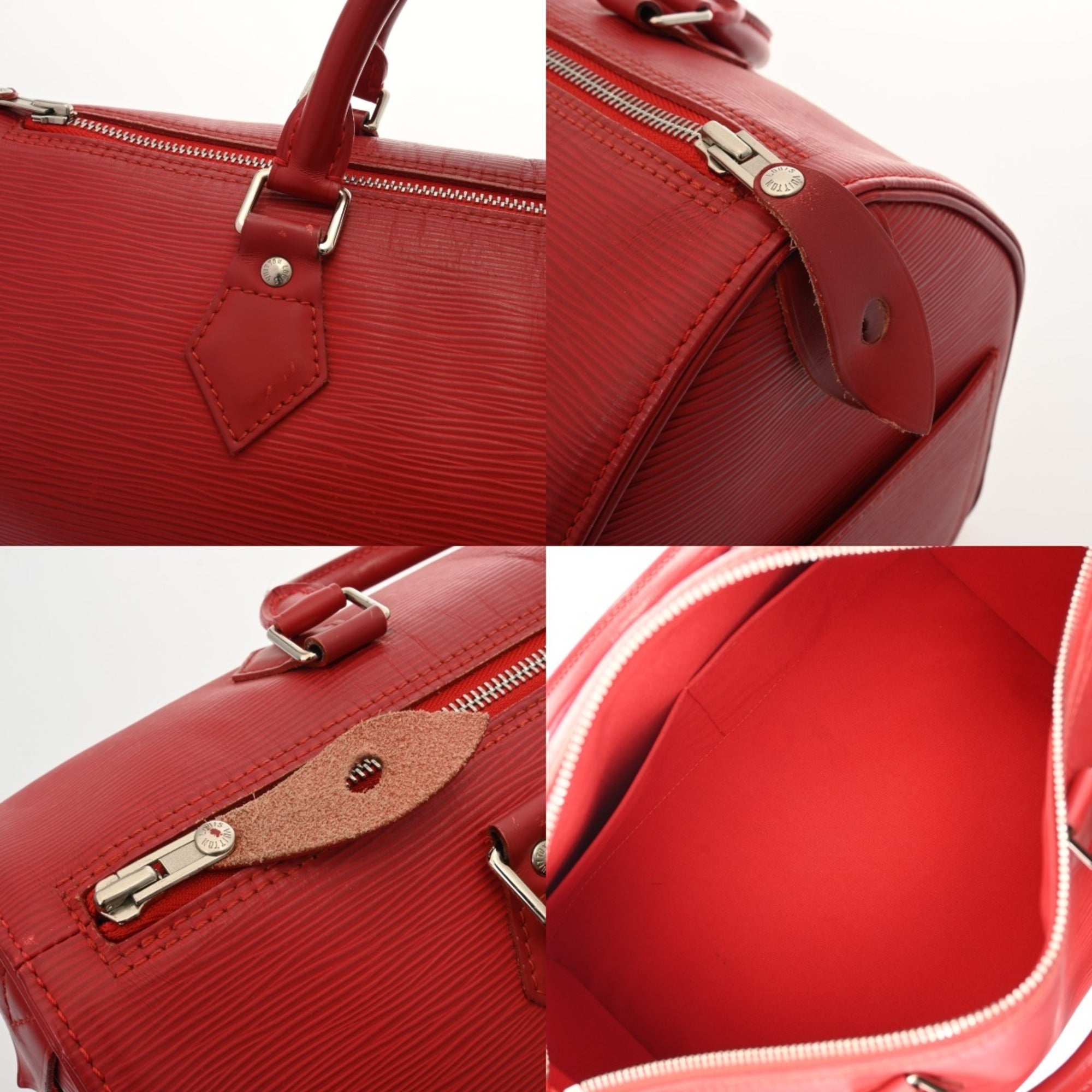 Louis Vuitton Castilian Red Epi Leather Handbag (Pre-Owned)