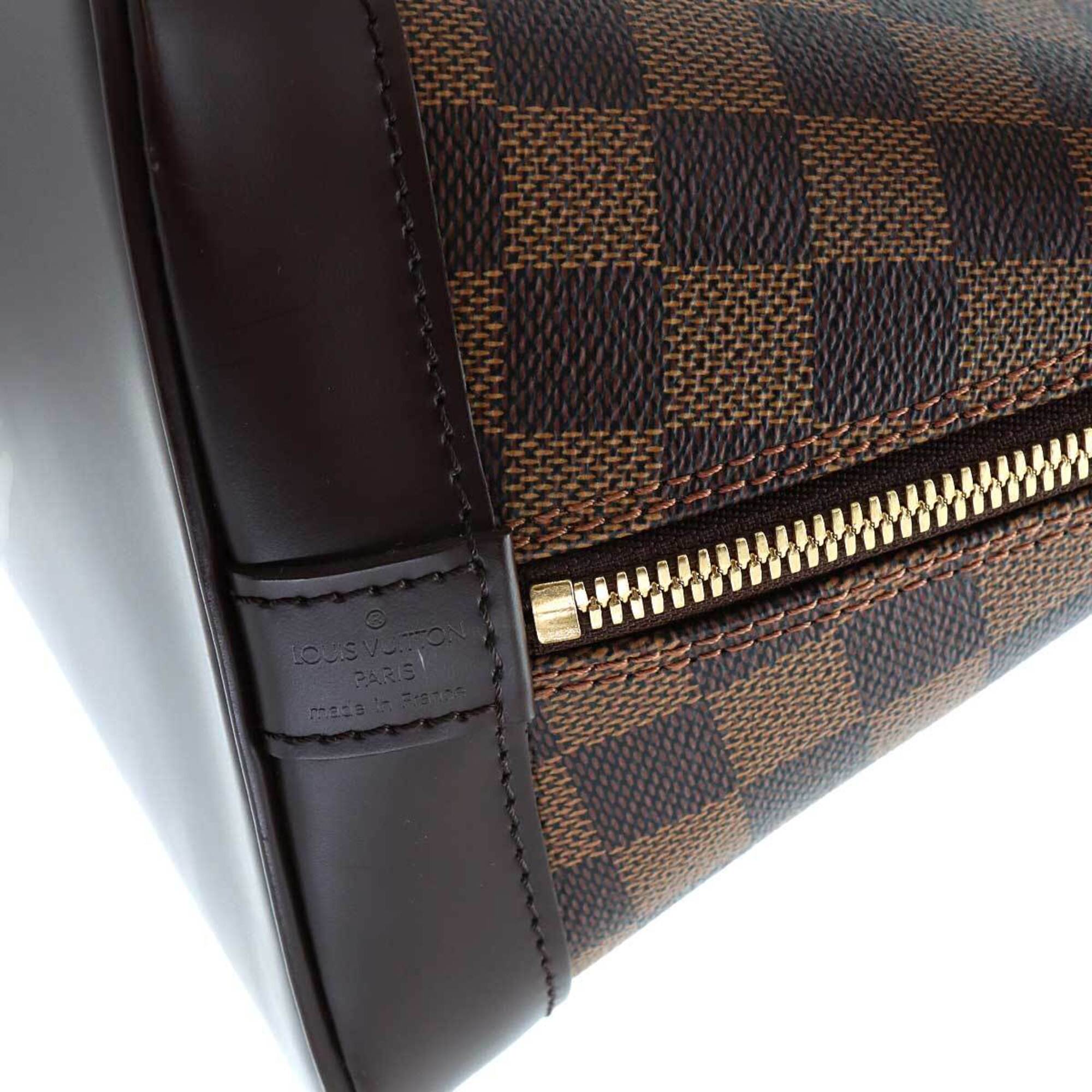 Louis Vuitton Ebene Damier Canvas Handbag (Pre-Owned)