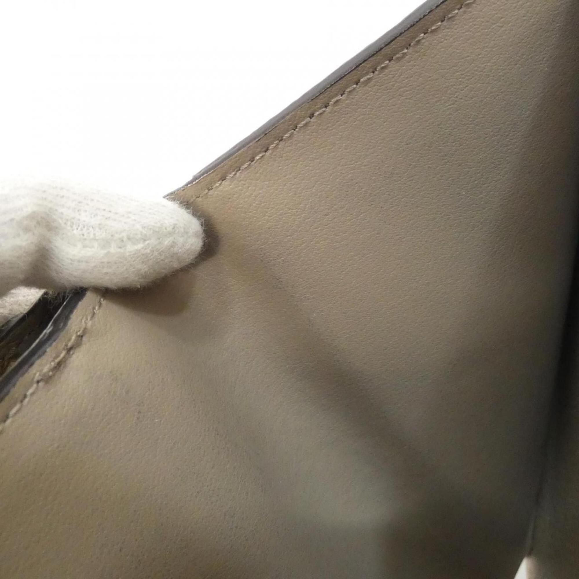 Louis Vuitton Beige Tourterelle Leather Wallet (Bi-Fold) (Pre-Owned)