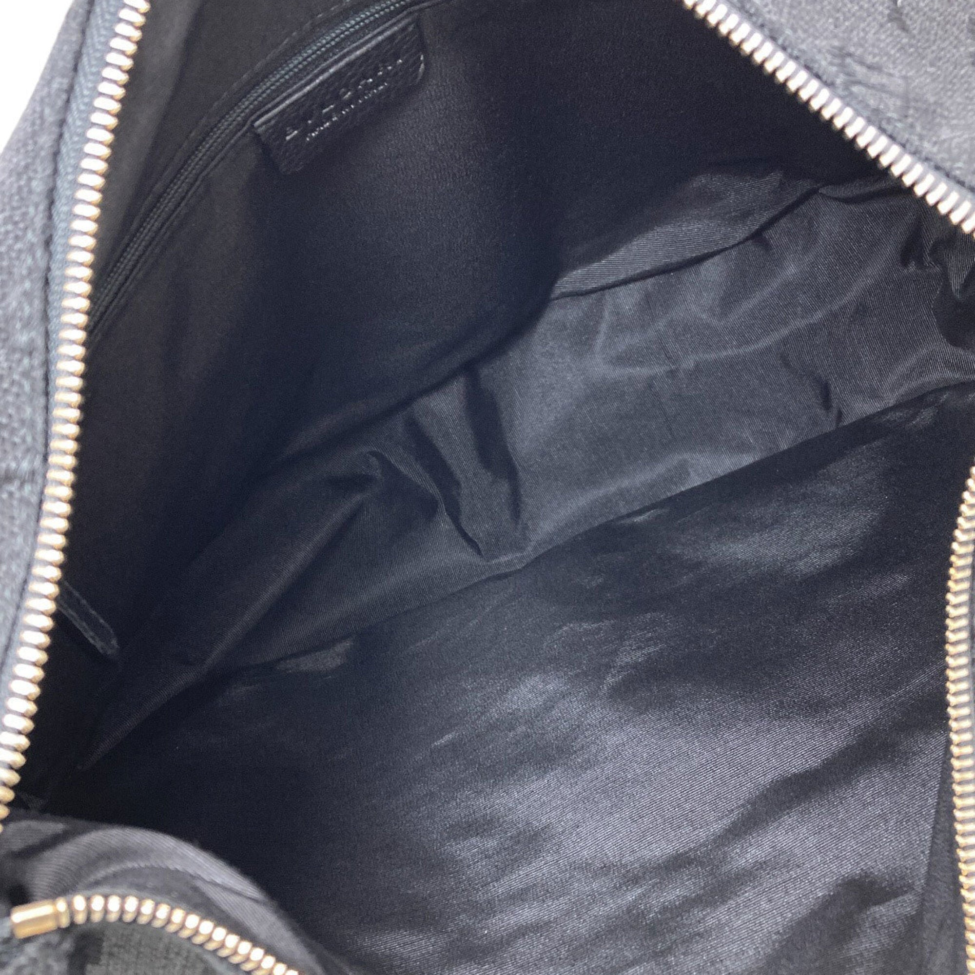 Bvlgari Logomania Black Canvas Shoulder Bag (Pre-Owned)