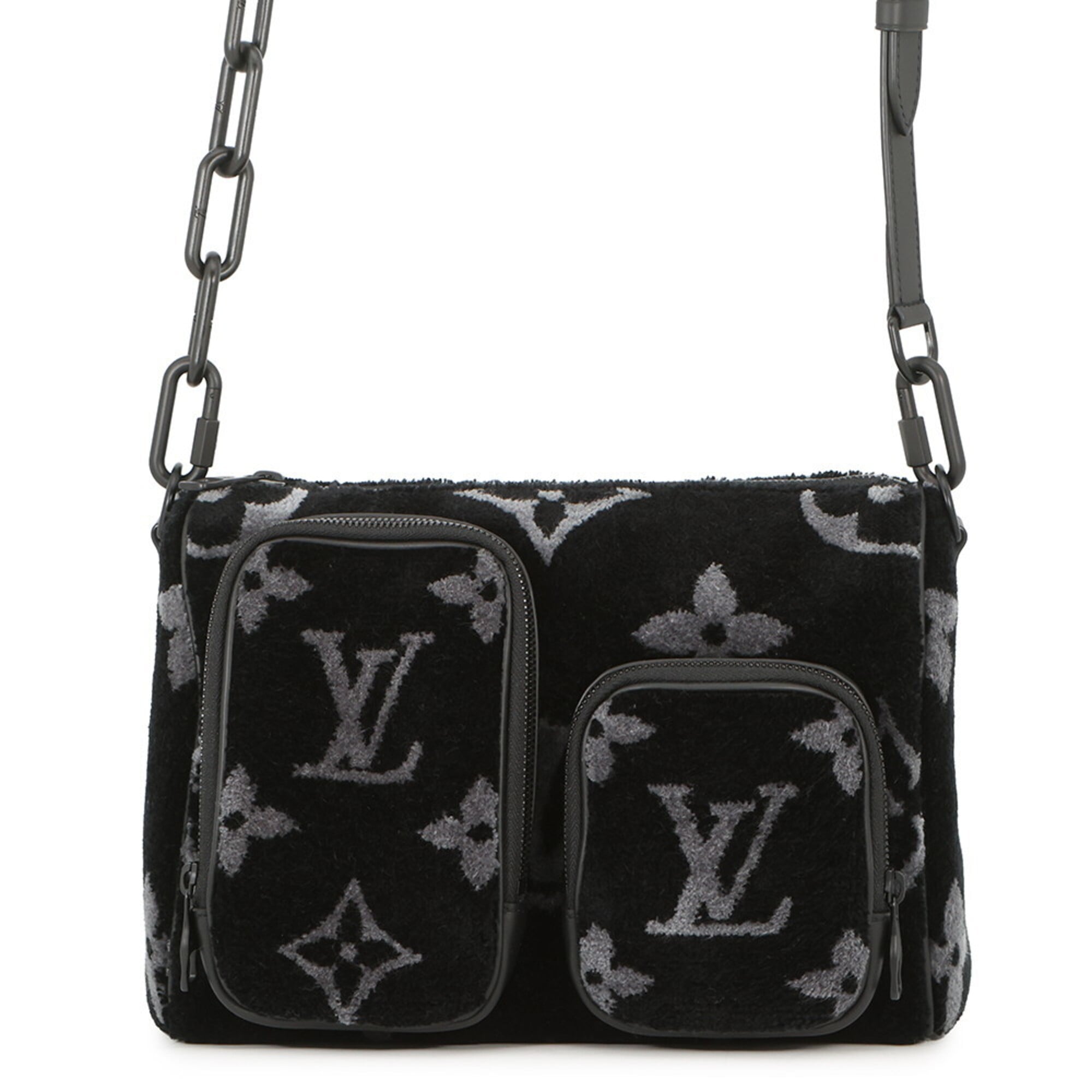Louis Vuitton Monogram Eclipse Black Noir Monogram Eclipse Handbag (Pre-Owned)