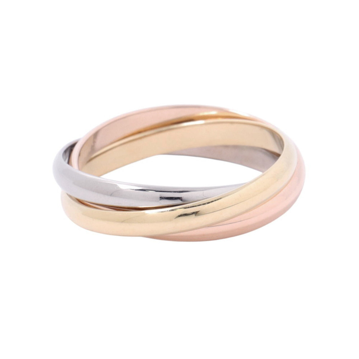Cartier Yellow Gold (18K) Pink Gold (18K) White Gold (18K) Band Ring (Pre-Owned)