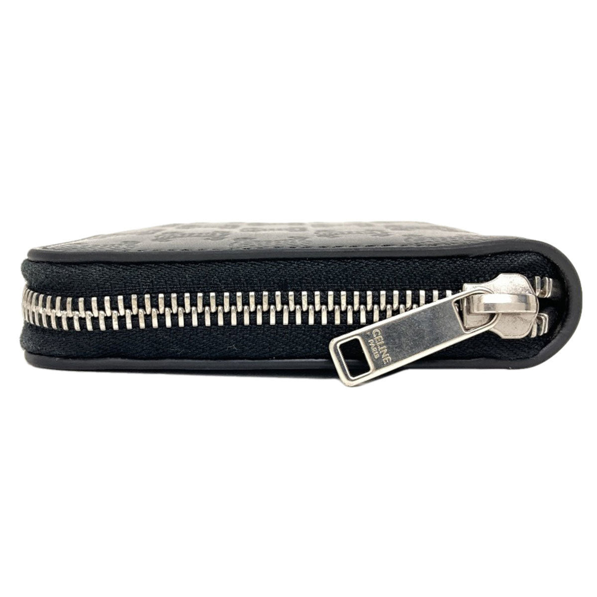 Celine Black Leather Long Wallet (Bi-Fold) (Pre-Owned)
