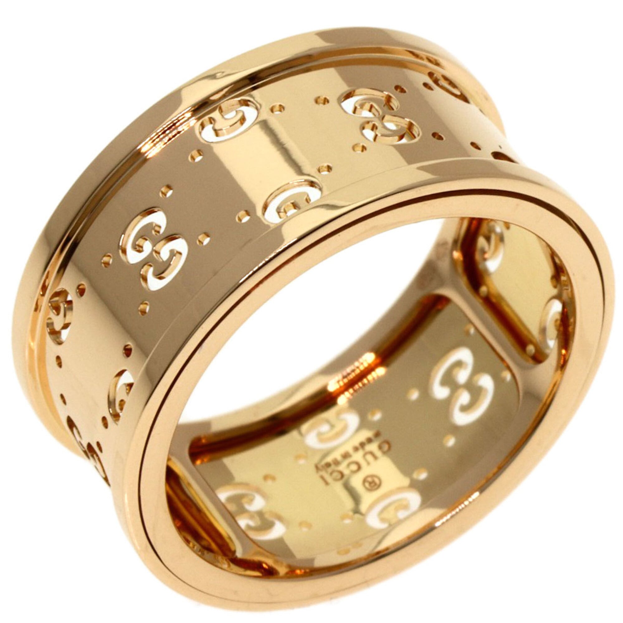 Gucci Pink Gold (18K) Band Ring (Pre-Owned)