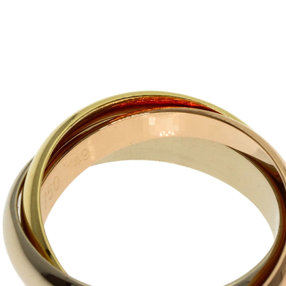 Cartier Trinity Yellow Gold (18K) Pink Gold (18K) White Gold (18K) Band Ring (Pre-Owned)