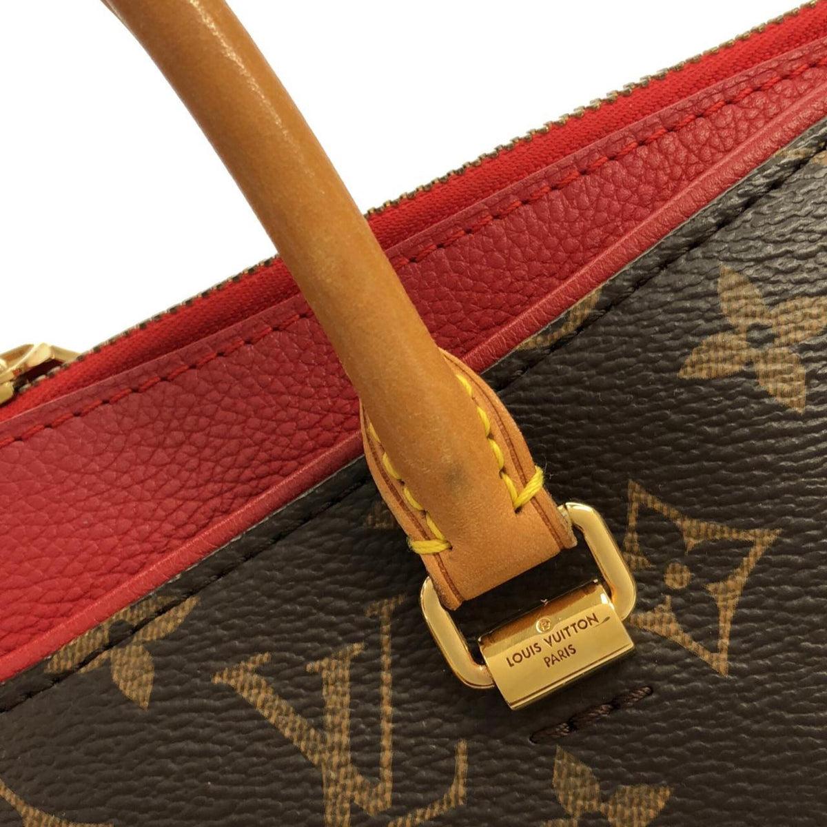 Louis Vuitton Cerise Marron Coated Canvas Handbag (Pre-Owned)