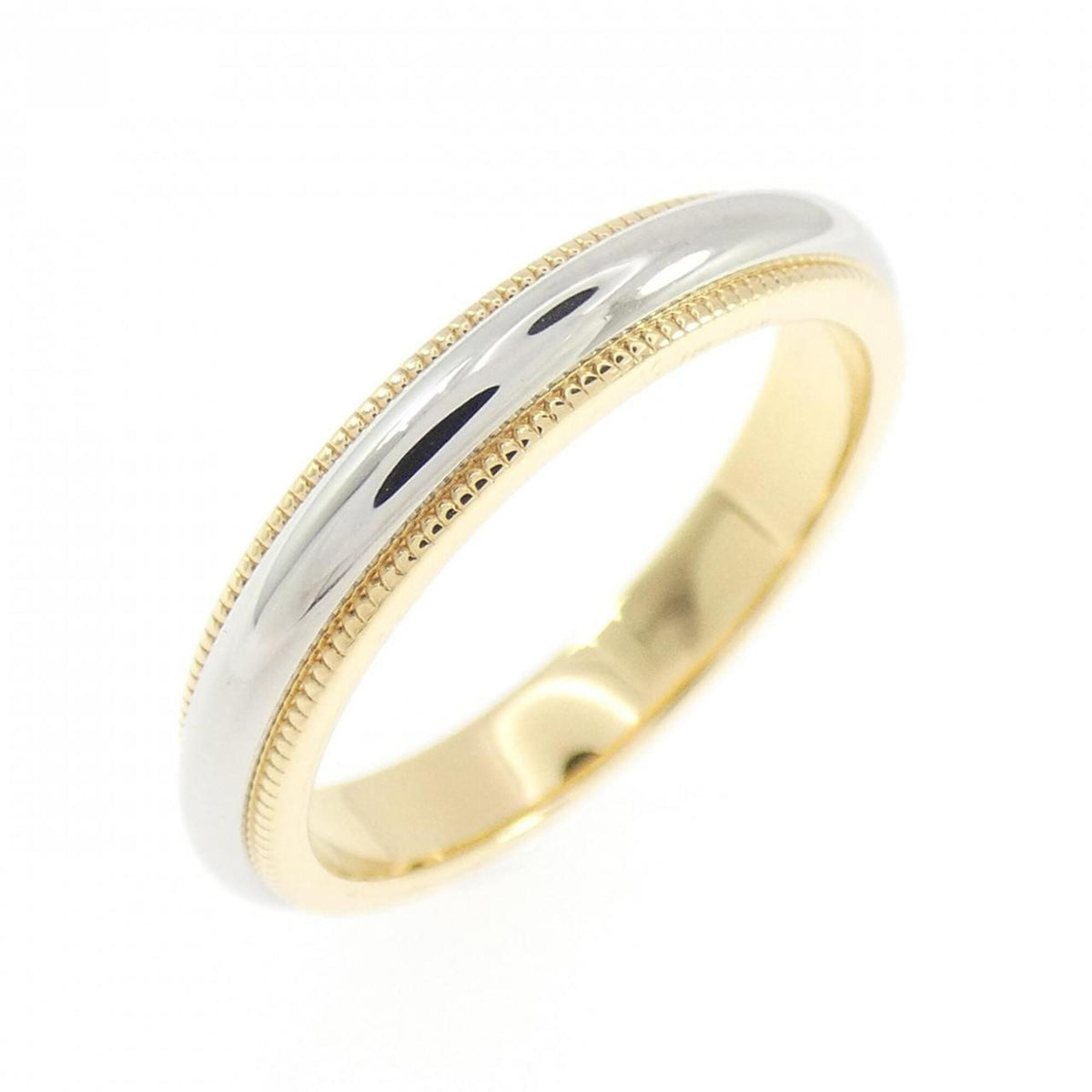 Tiffany Yellow Gold (18K) Platinum 950 Band Ring (Pre-Owned)
