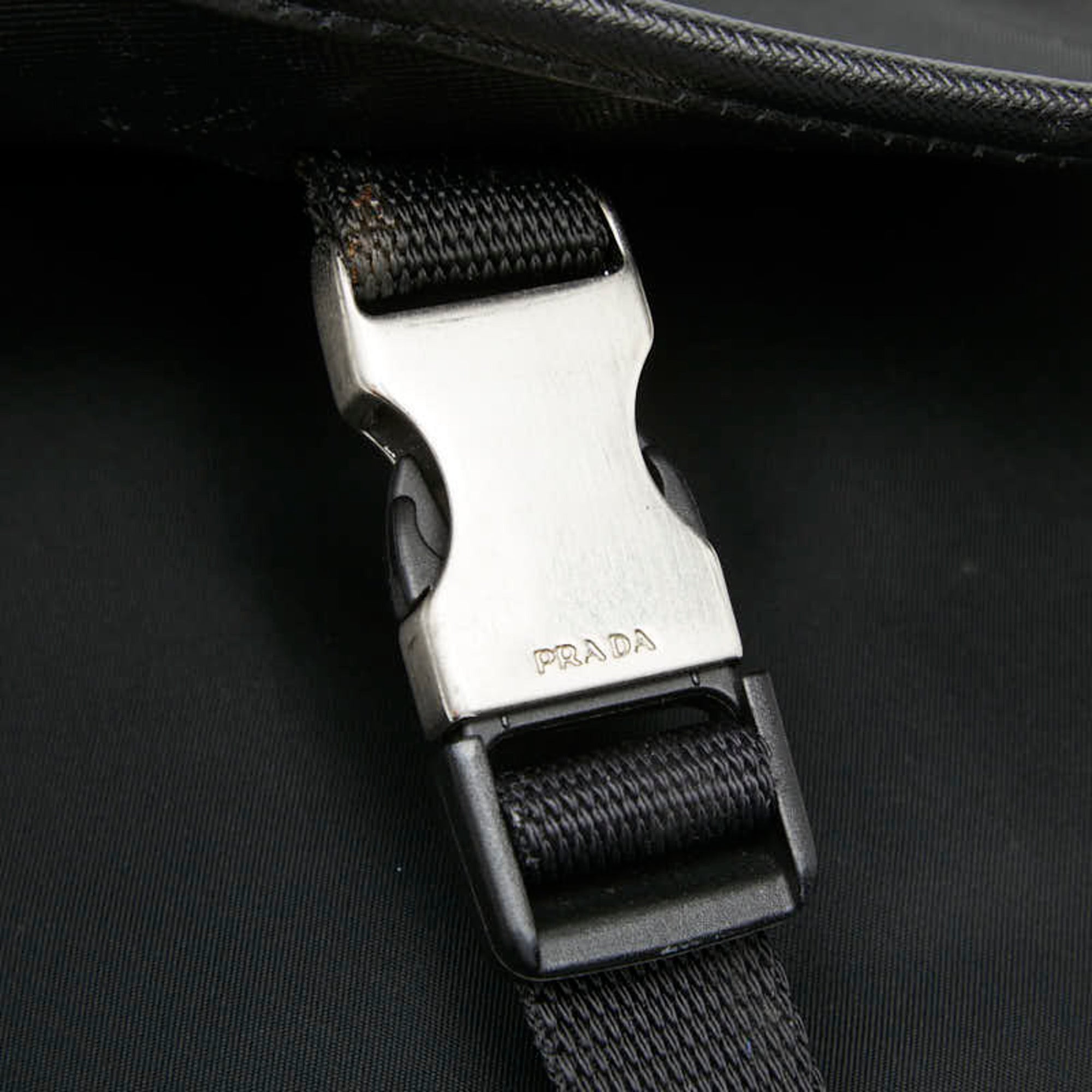 Prada Black Nylon Shoulder Bag (Pre-Owned)