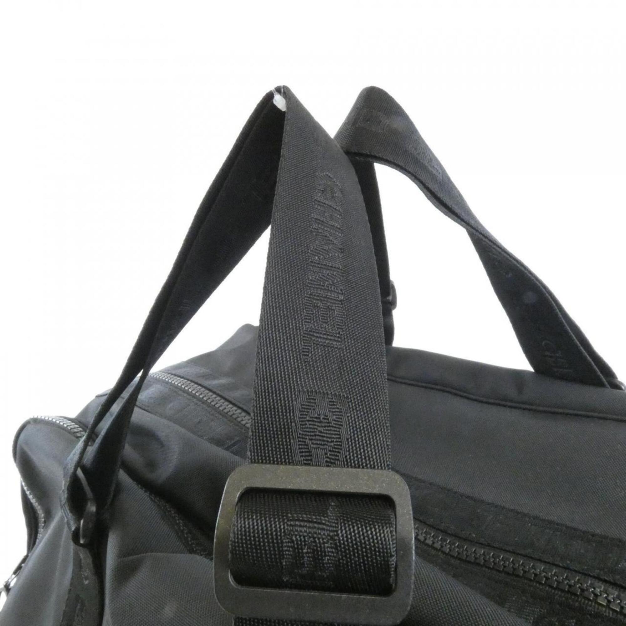 Chanel Black Canvas Shoulder Bag (Pre-Owned)