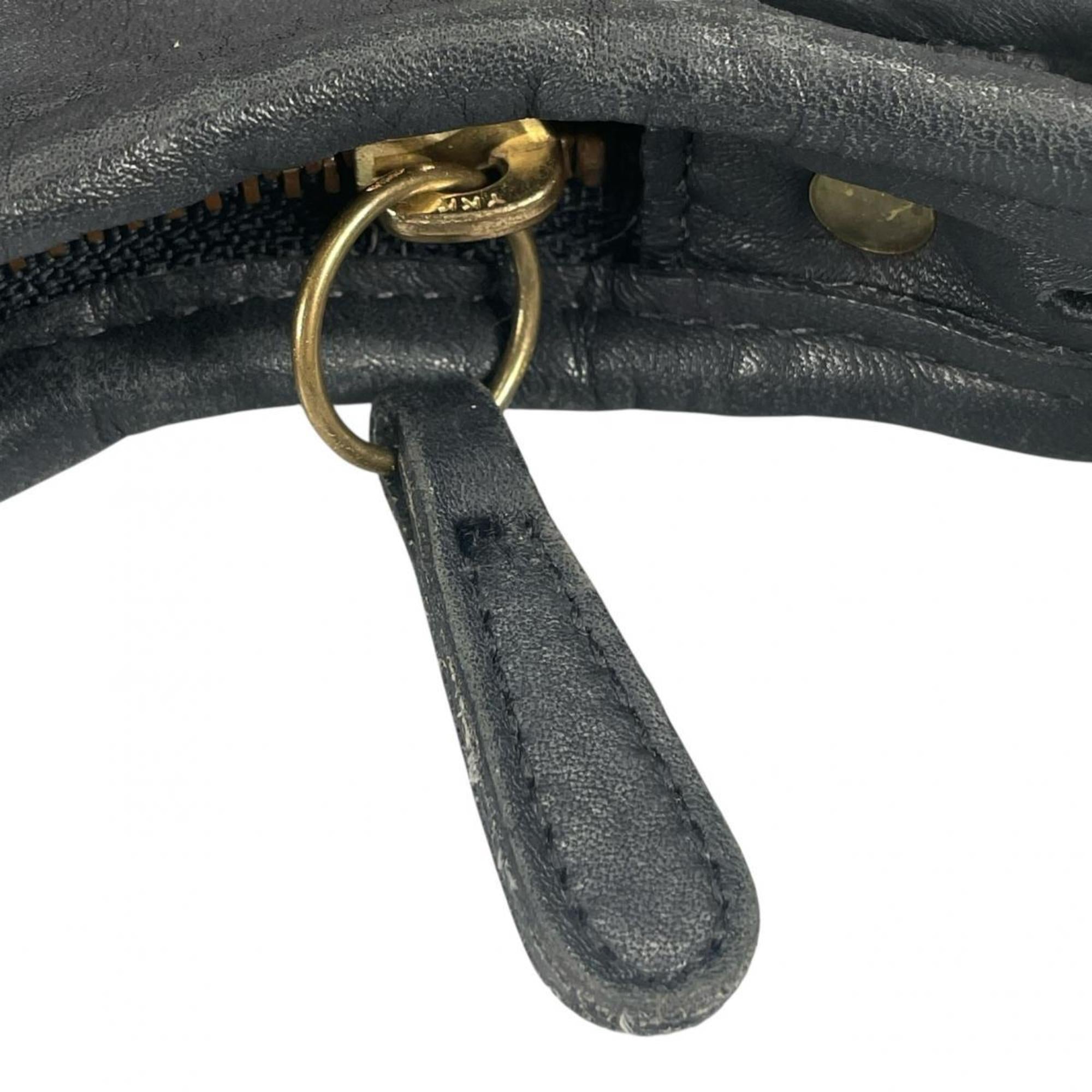 Coach Black Leather Handbag Shoulder Bag (Pre-Owned)