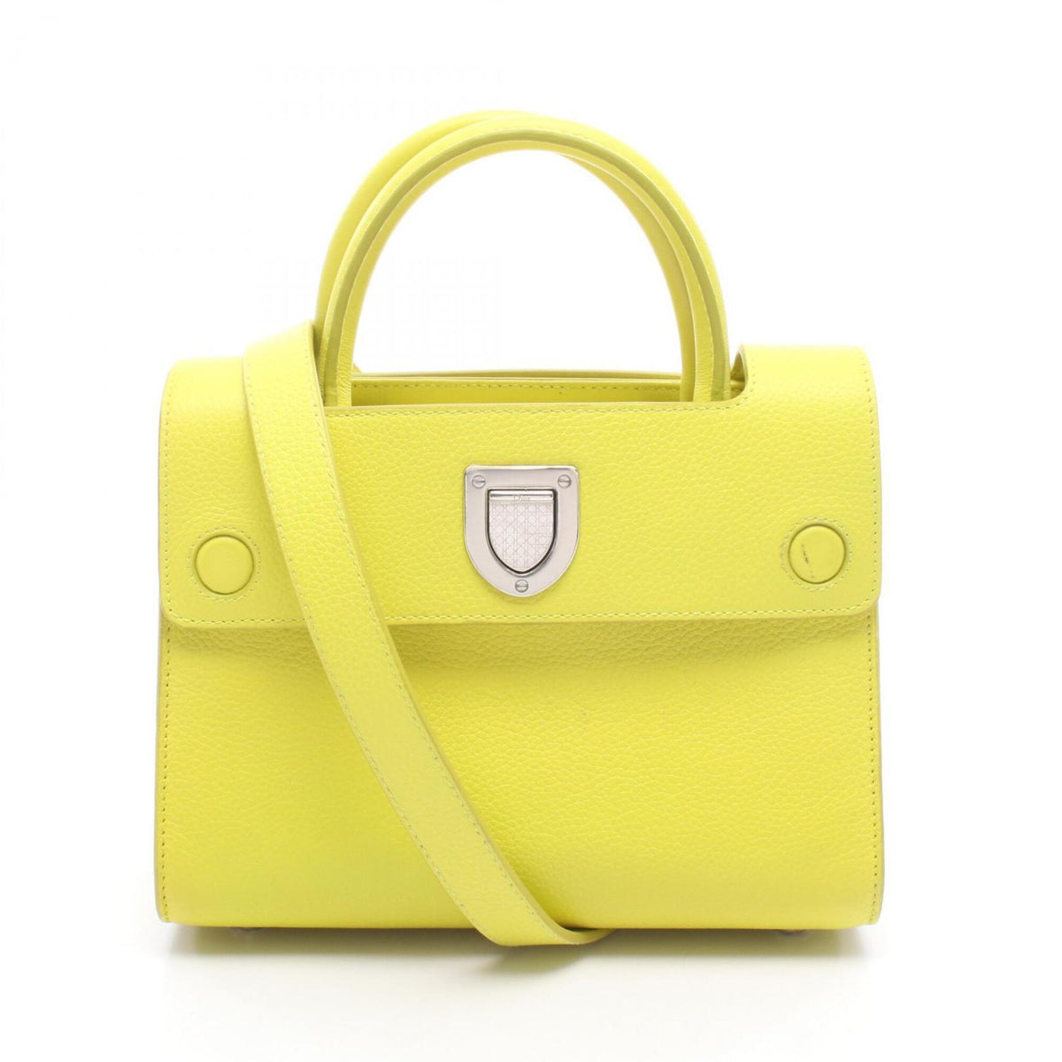 Christian Dior Yellow Leather Handbag (Pre-Owned)