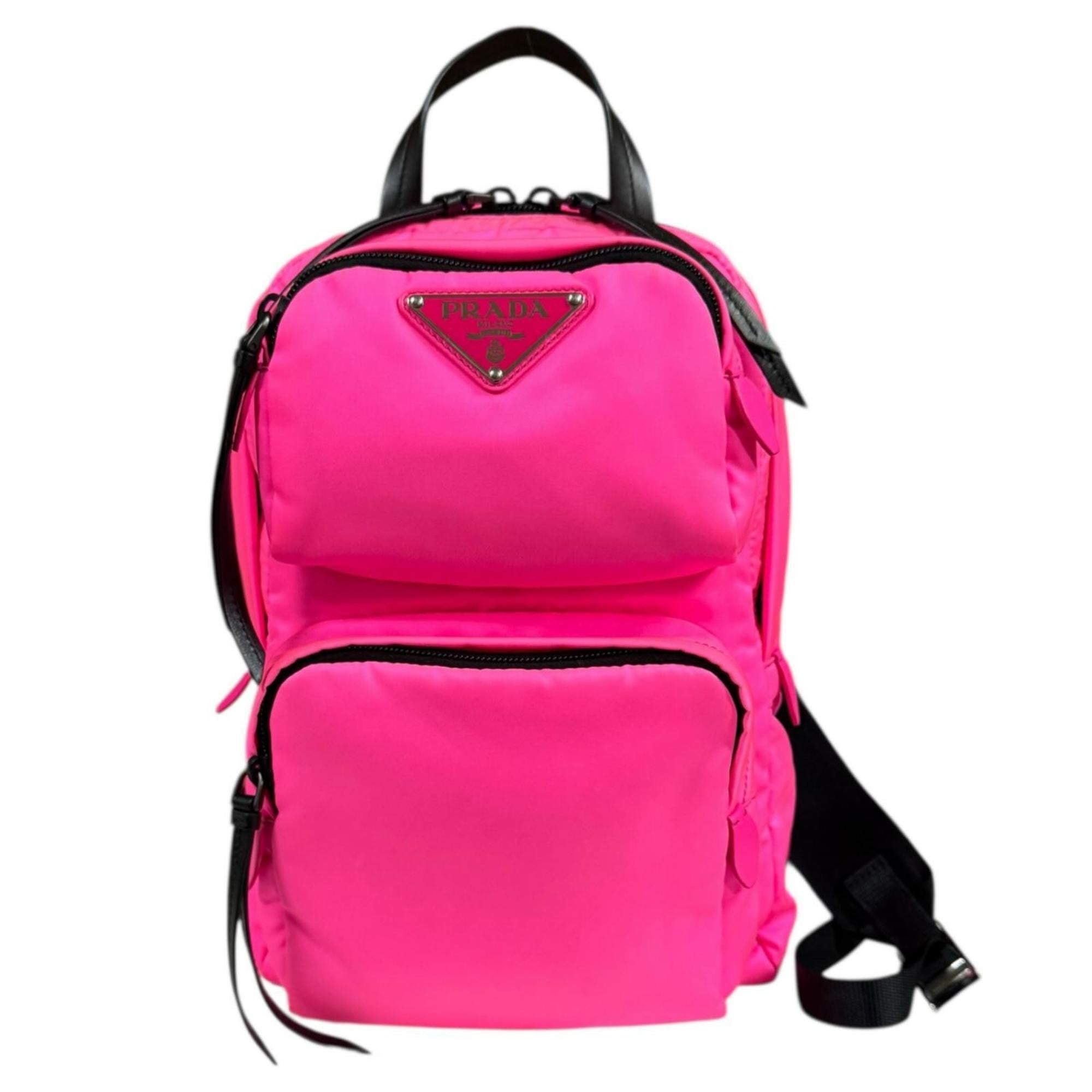 Prada Pink Nylon Sling Bag (Pre-Owned)