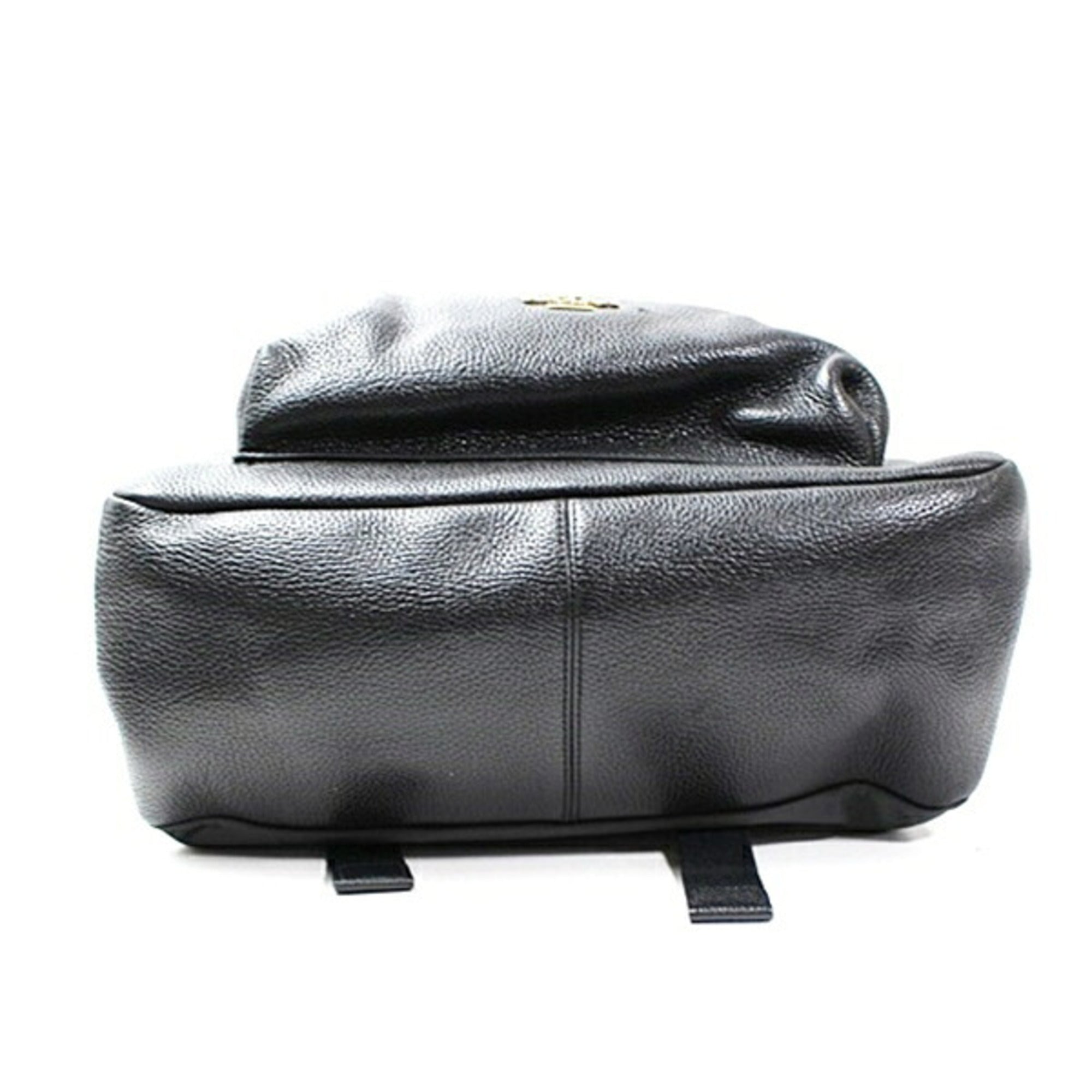 Coach Black Leather Backpack (Pre-Owned)