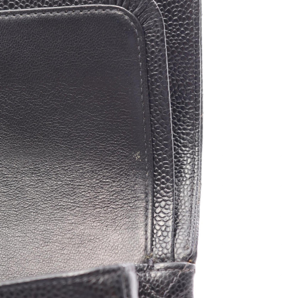 Chanel Black Grained Calfskin Handbag Shoulder Bag (Pre-Owned)