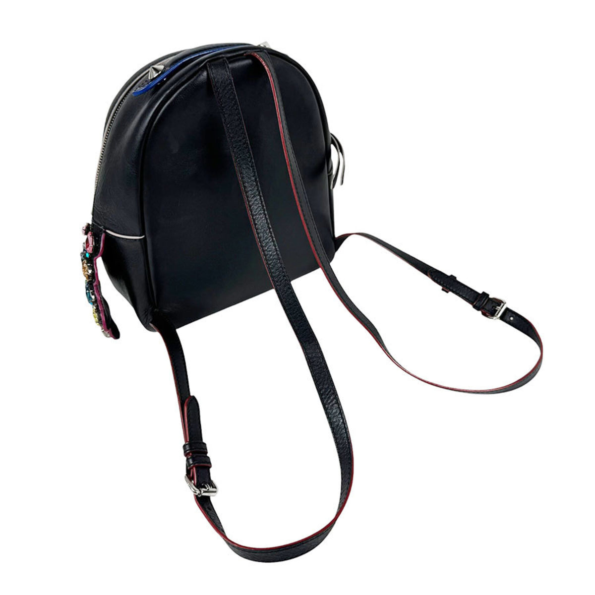 Fendi Black Leather Backpack (Pre-Owned)