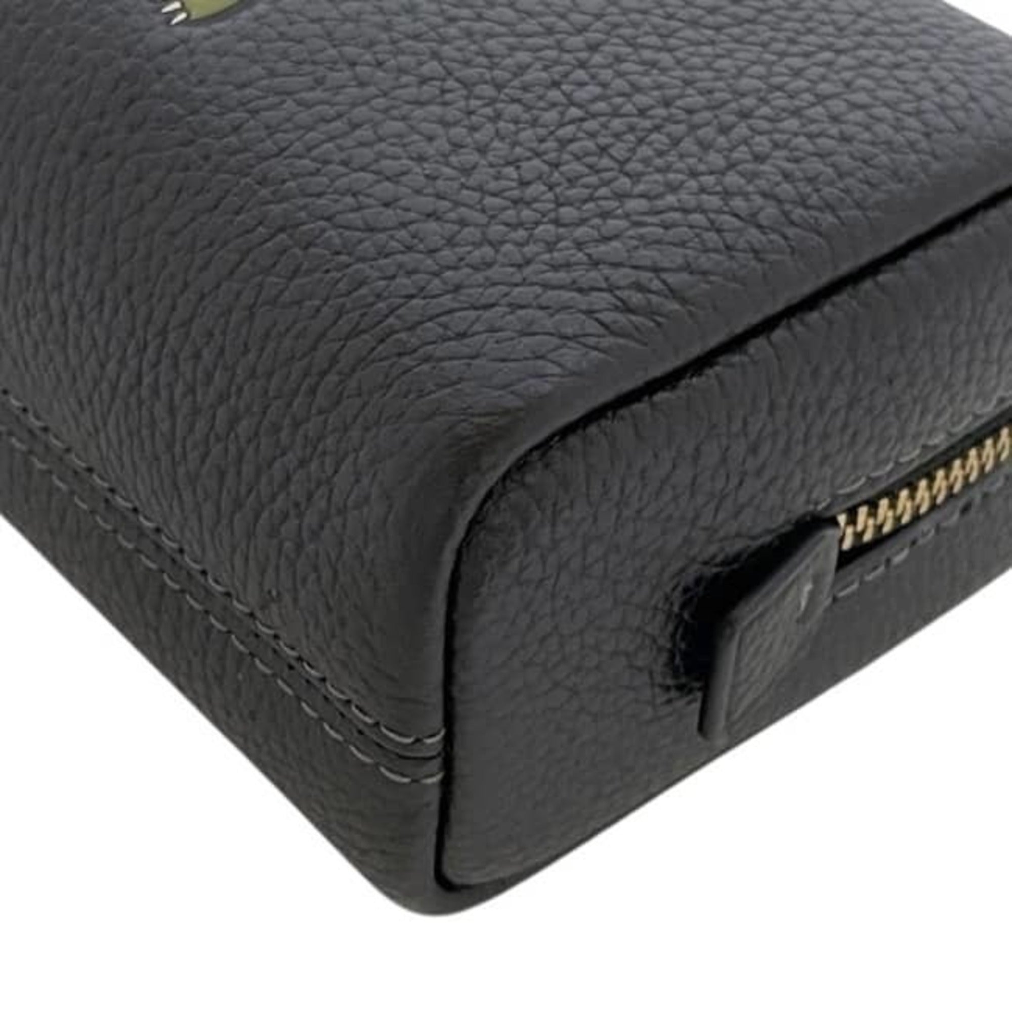 Coach Black Leather Pouch (Pre-Owned)