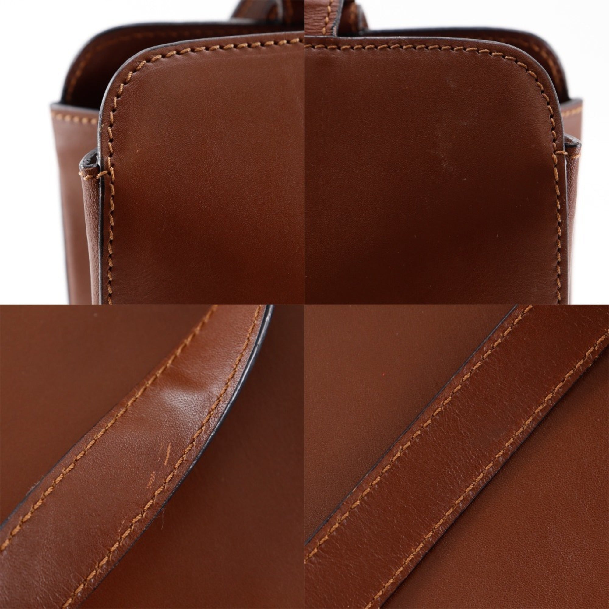 Celine Brown Leather Tote Bag (Pre-Owned)