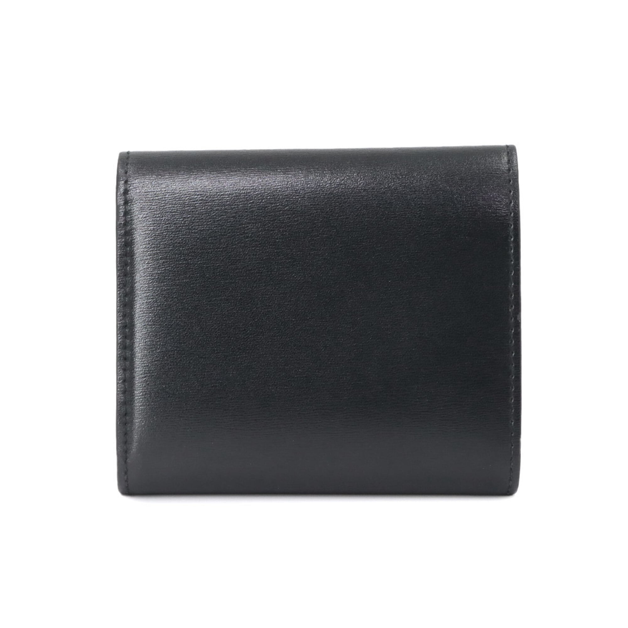 Celine Black Leather Wallet (Tri-Fold) (Pre-Owned)