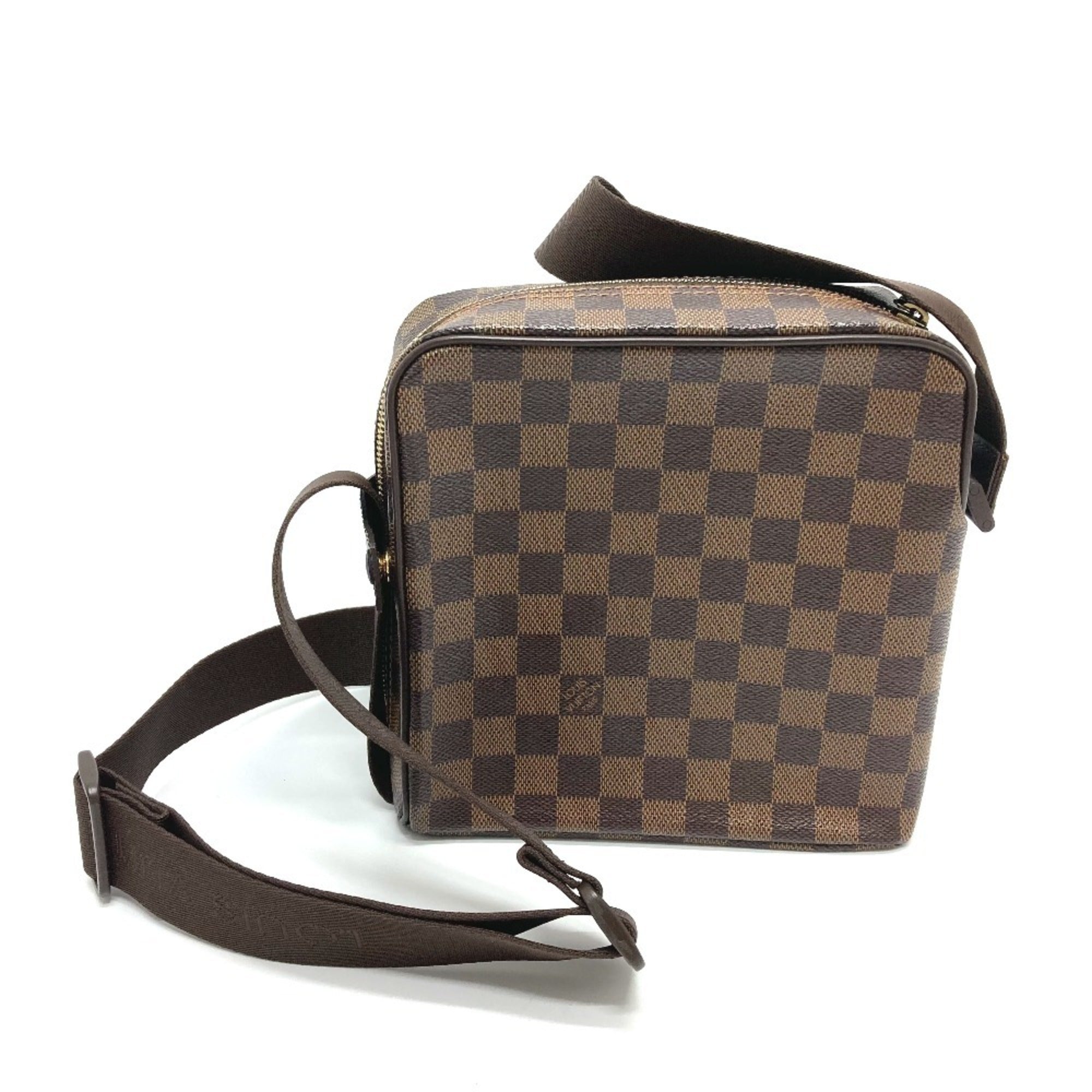 Louis Vuitton Damier Brown Ebene Damier Canvas Pochette Shoulder Bag (Pre-Owned)