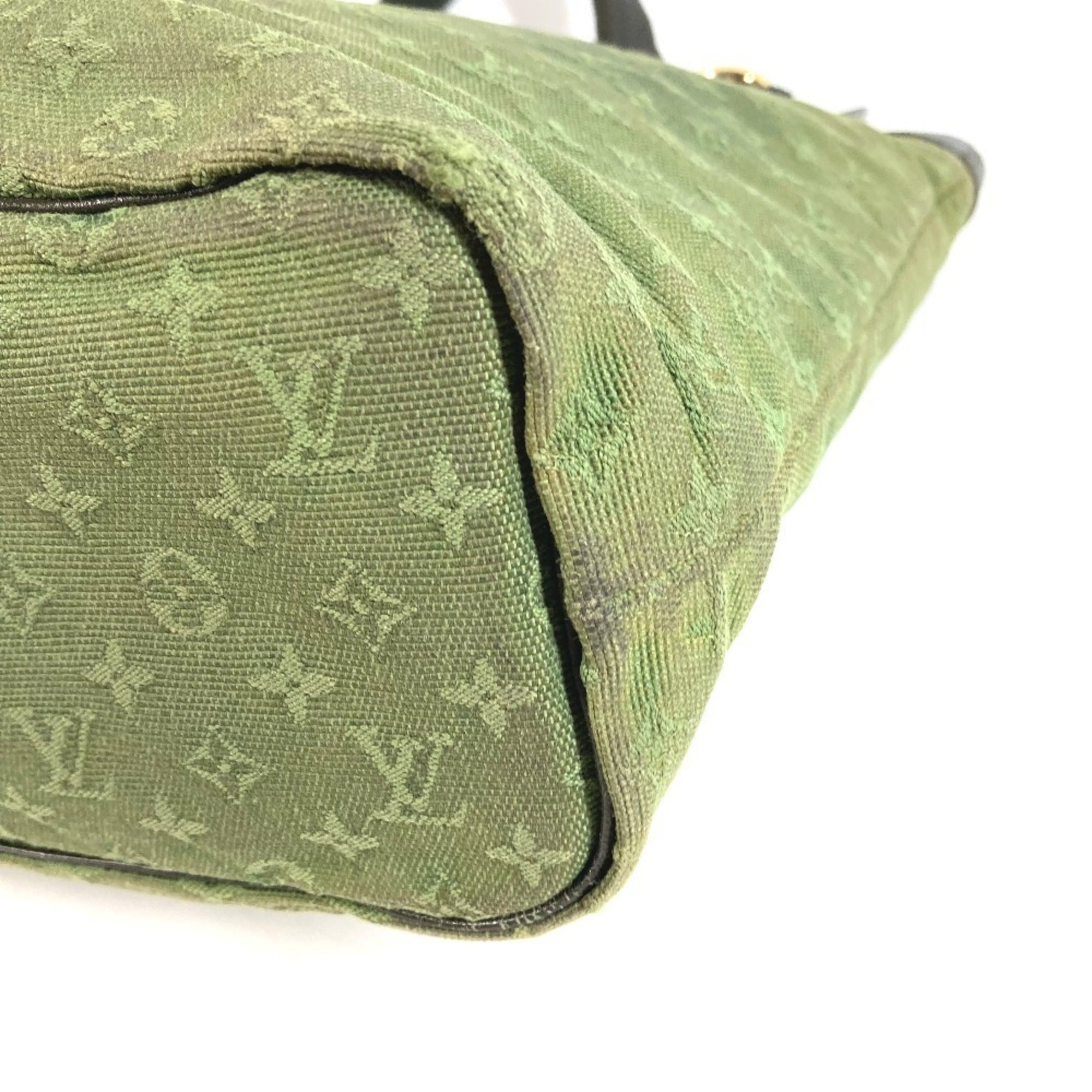 Louis Vuitton Khaki Monogram Mini Shoulder Bag Tote Bag (Pre-Owned)