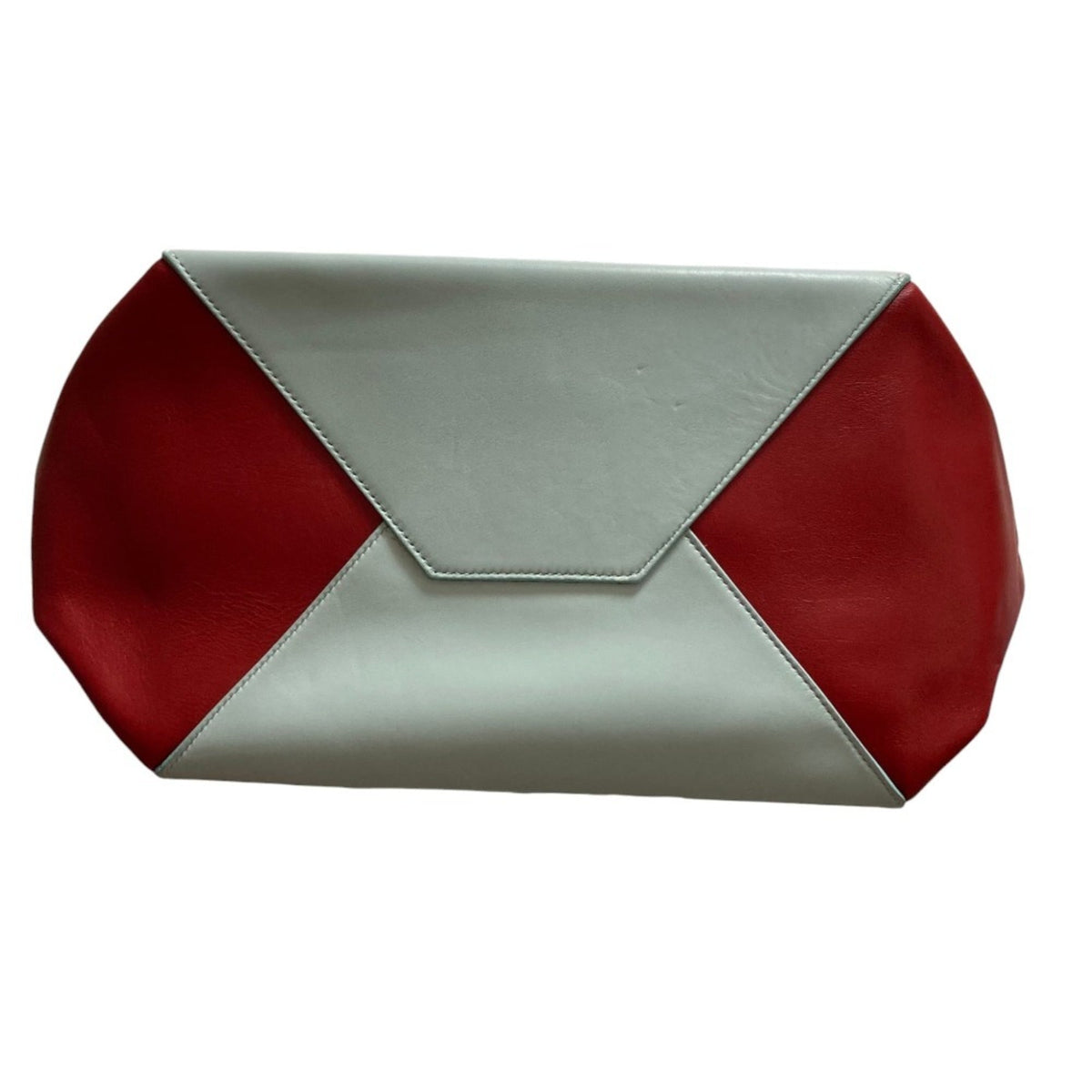 Celine Light Blue Red Color Tote Bag (Pre-Owned)