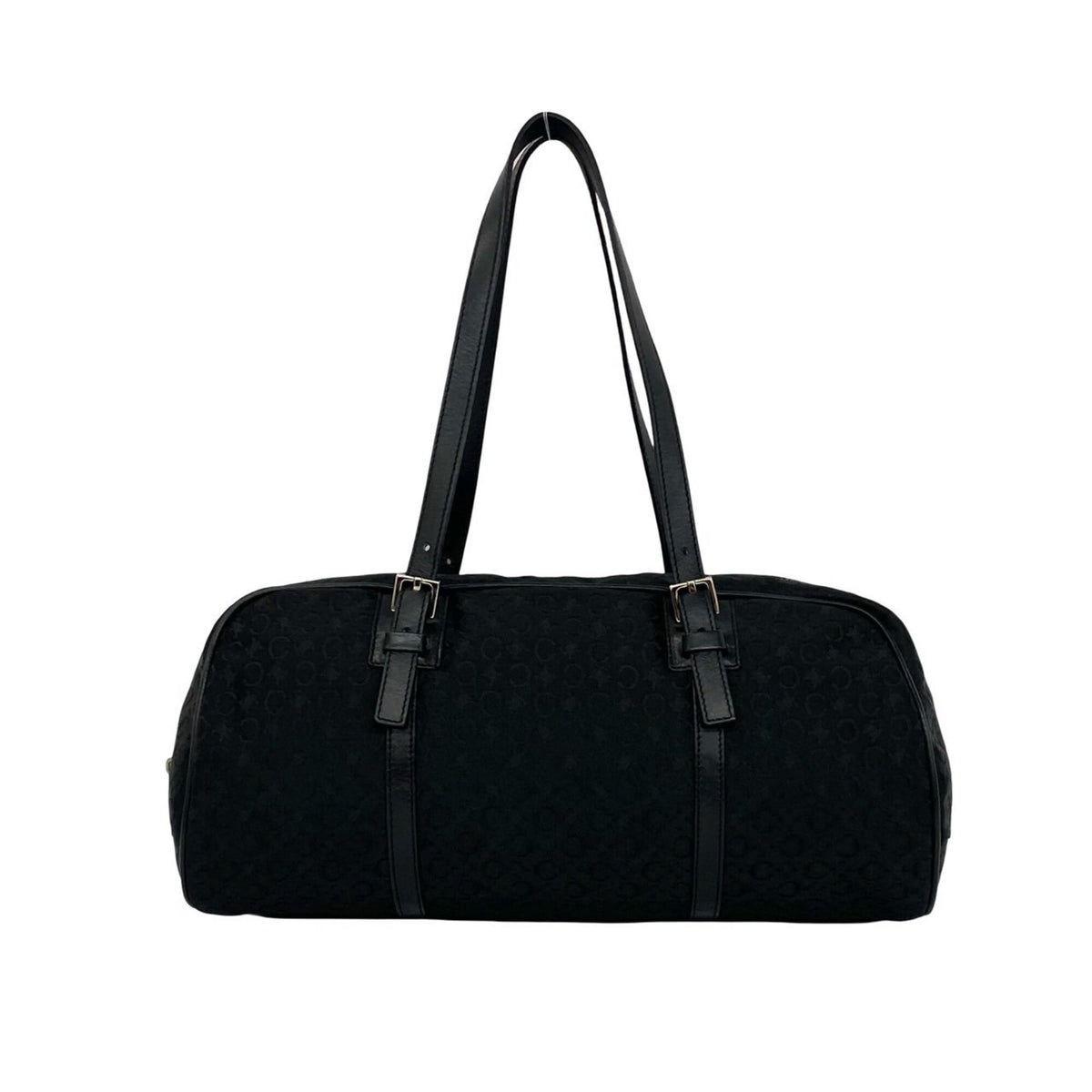 Celine Black Canvas Leather Handbag (Pre-Owned)
