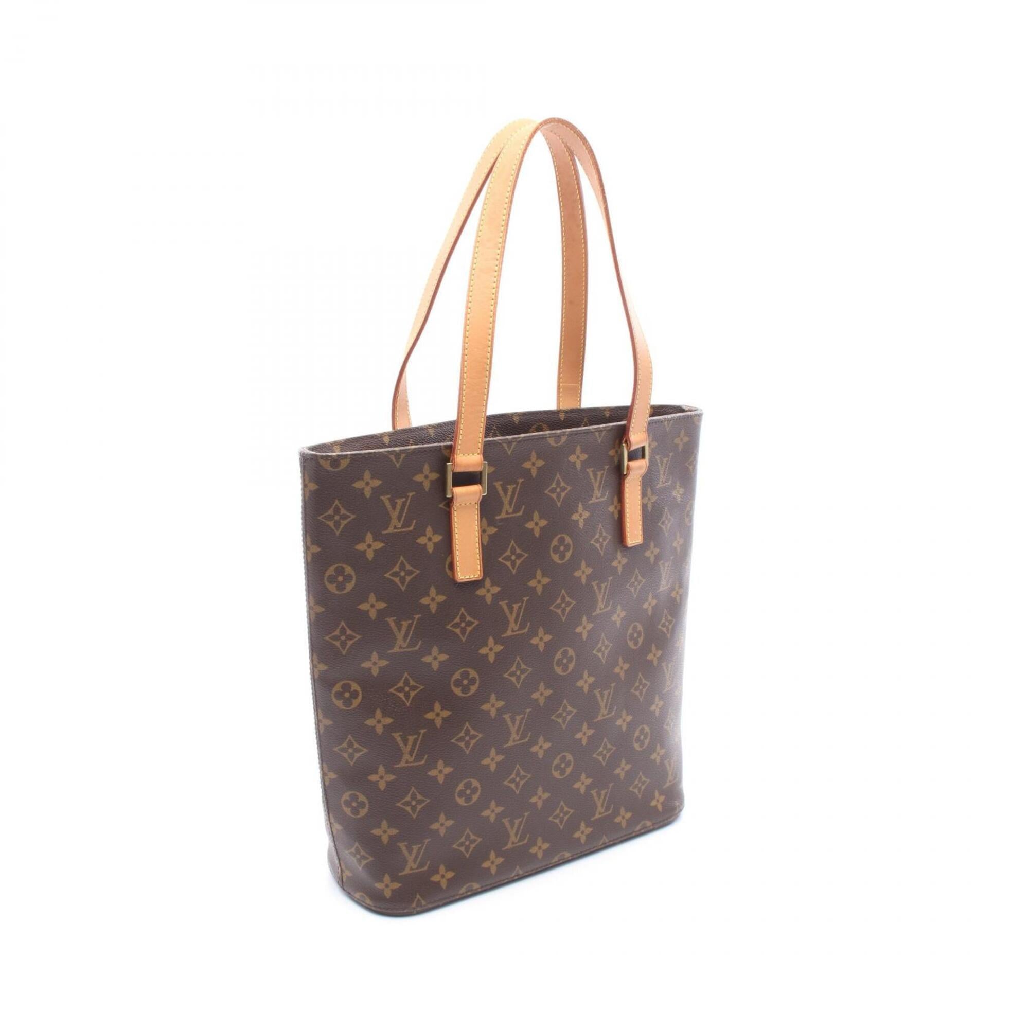 Louis Vuitton Brown Coated Canvas Pvc Monogram Leather Handbag Tote Bag (Pre-Owned)