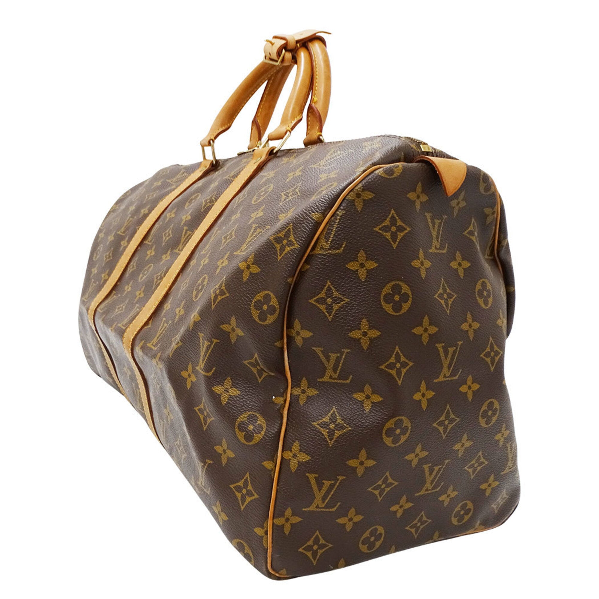 Louis Vuitton Brown Monogram Monogram Boston Bag Handbag (Pre-Owned)