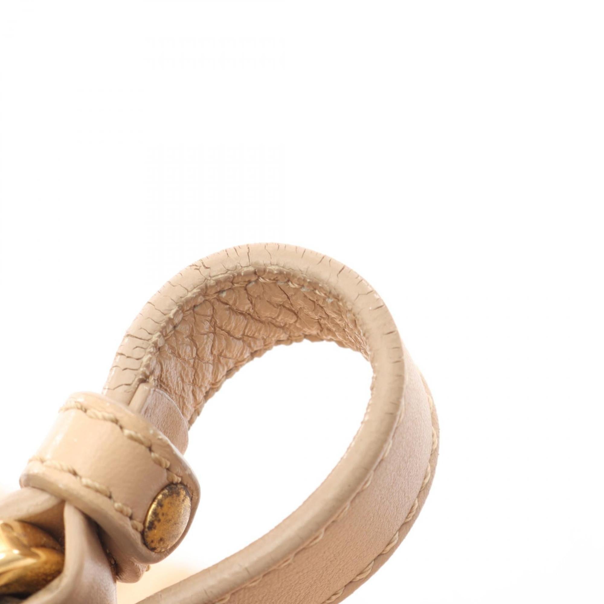 Fendi Beige Coated Canvas Leather Shoulder Bag (Pre-Owned)