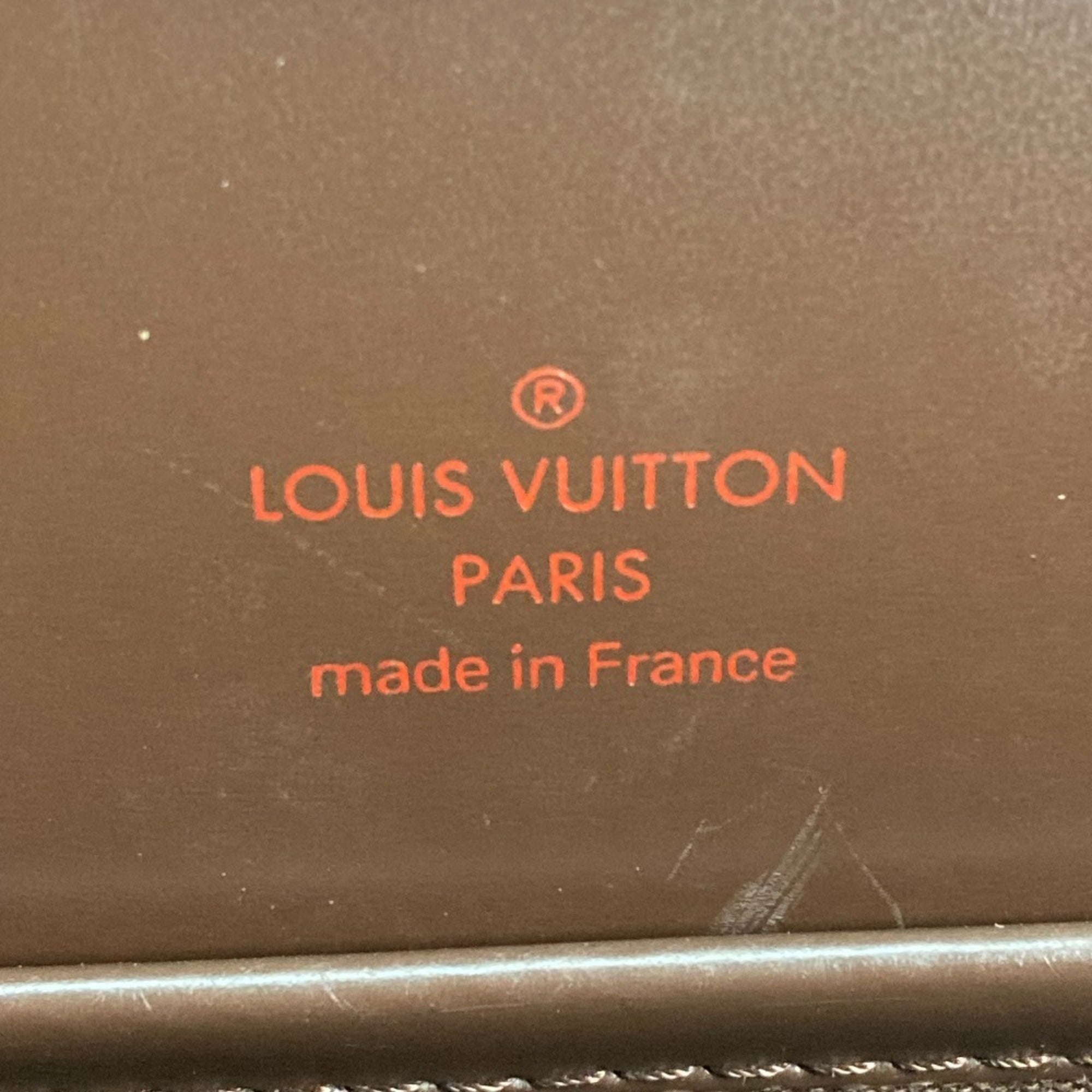 Louis Vuitton Damier Brown Ebene Damier Canvas Briefcase (Pre-Owned)