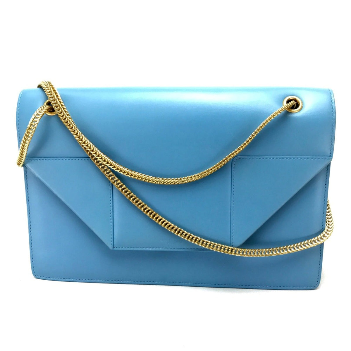 Saint Laurent Blue Leather Shoulder Bag (Pre-Owned)