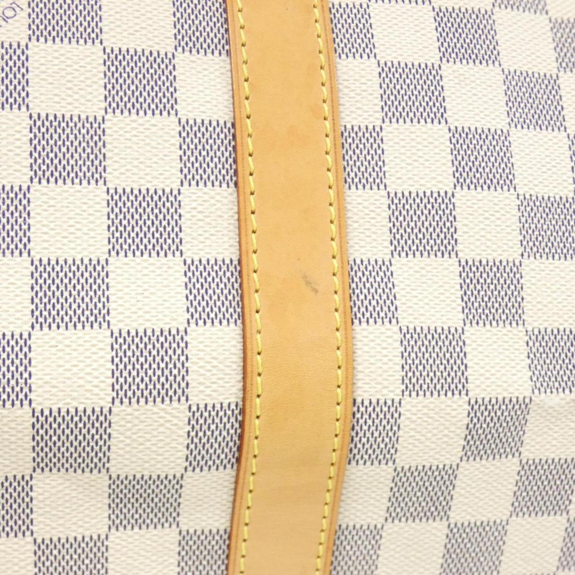 Louis Vuitton Azur Coated Canvas Boston Bag (Pre-Owned)