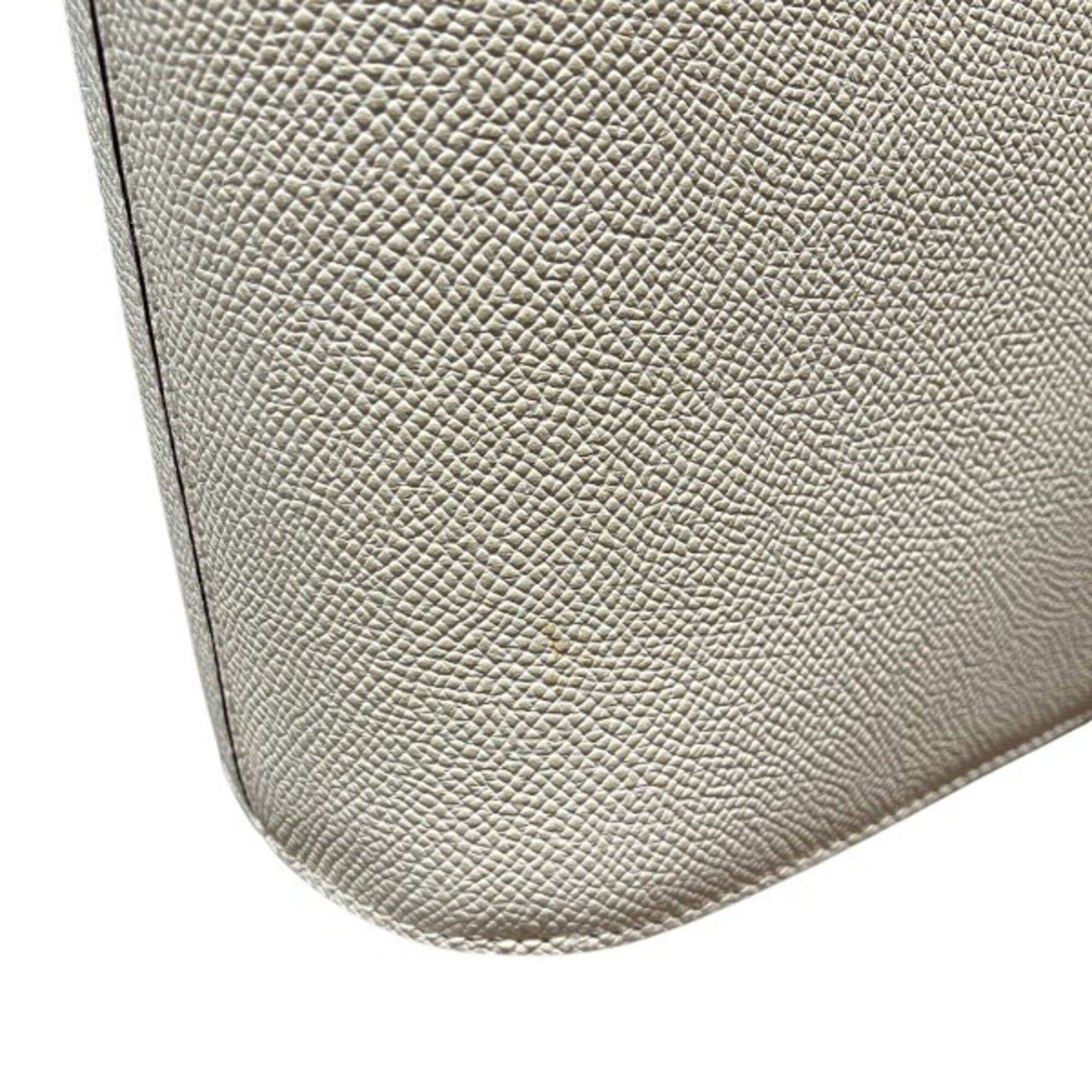 Etro Ivory Leather Handbag (Pre-Owned)