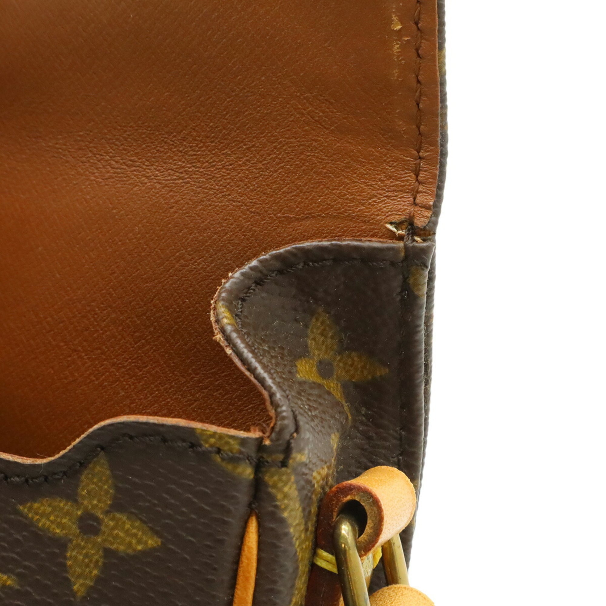 Louis Vuitton Brown Monogram Canvas Pochette Shoulder Bag (Pre-Owned)