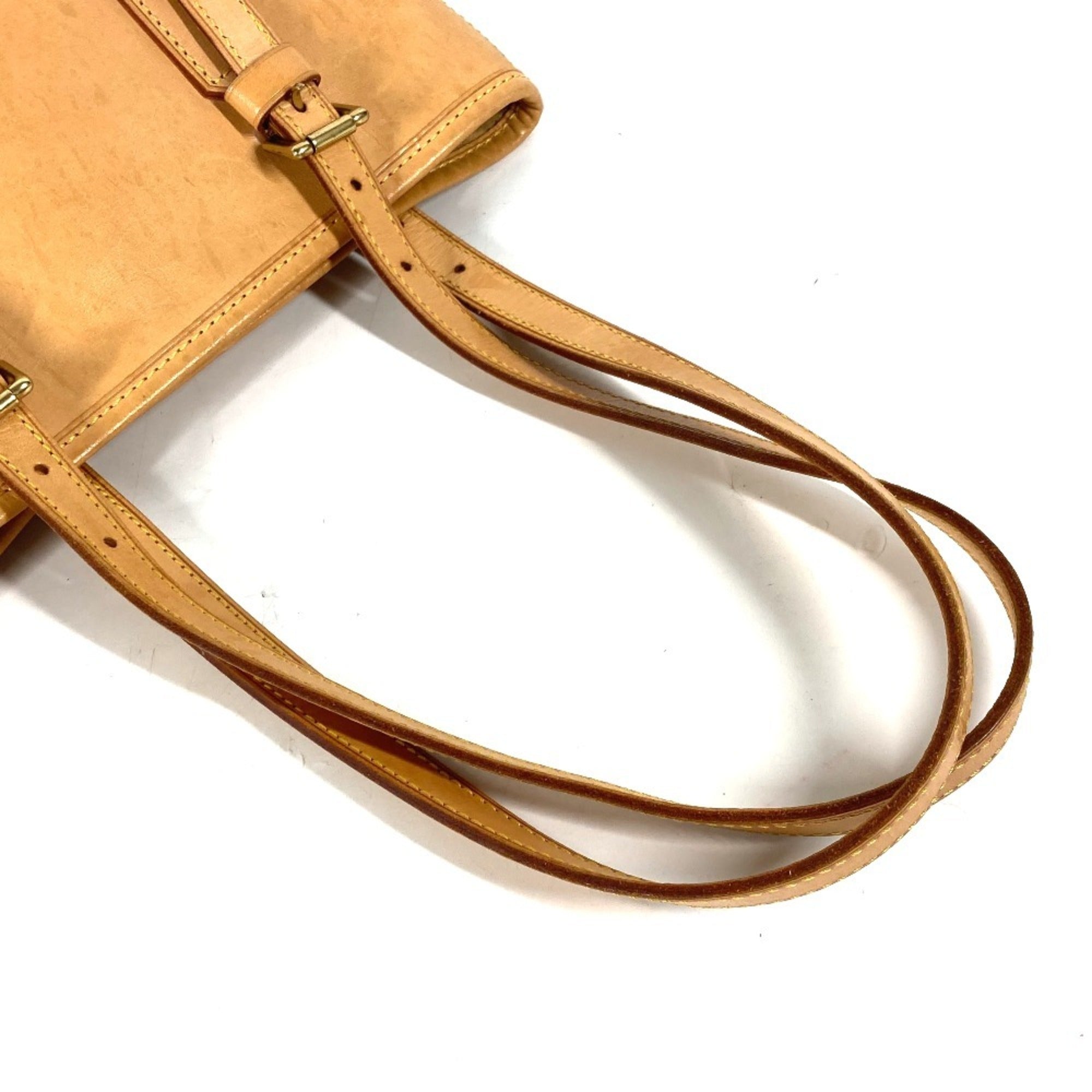 Louis Vuitton Beige Nomade Leather Shoulder Bag Tote Bag (Pre-Owned)