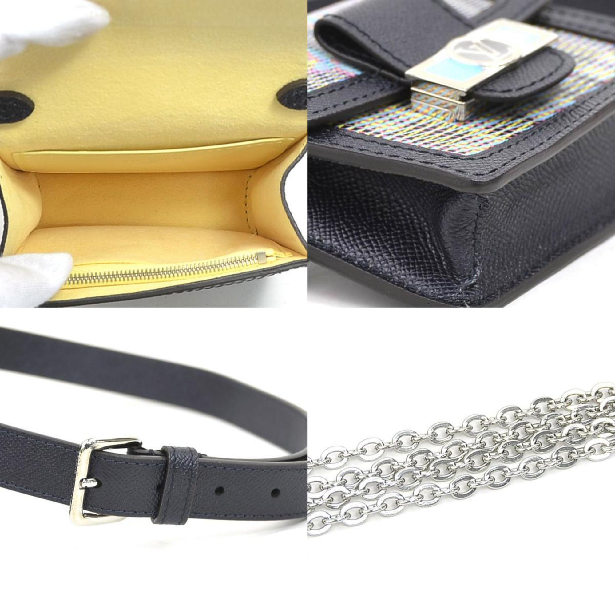Louis Vuitton Black Multi-Color Monogram Fanny Pack Shoulder Bag (Pre-Owned)