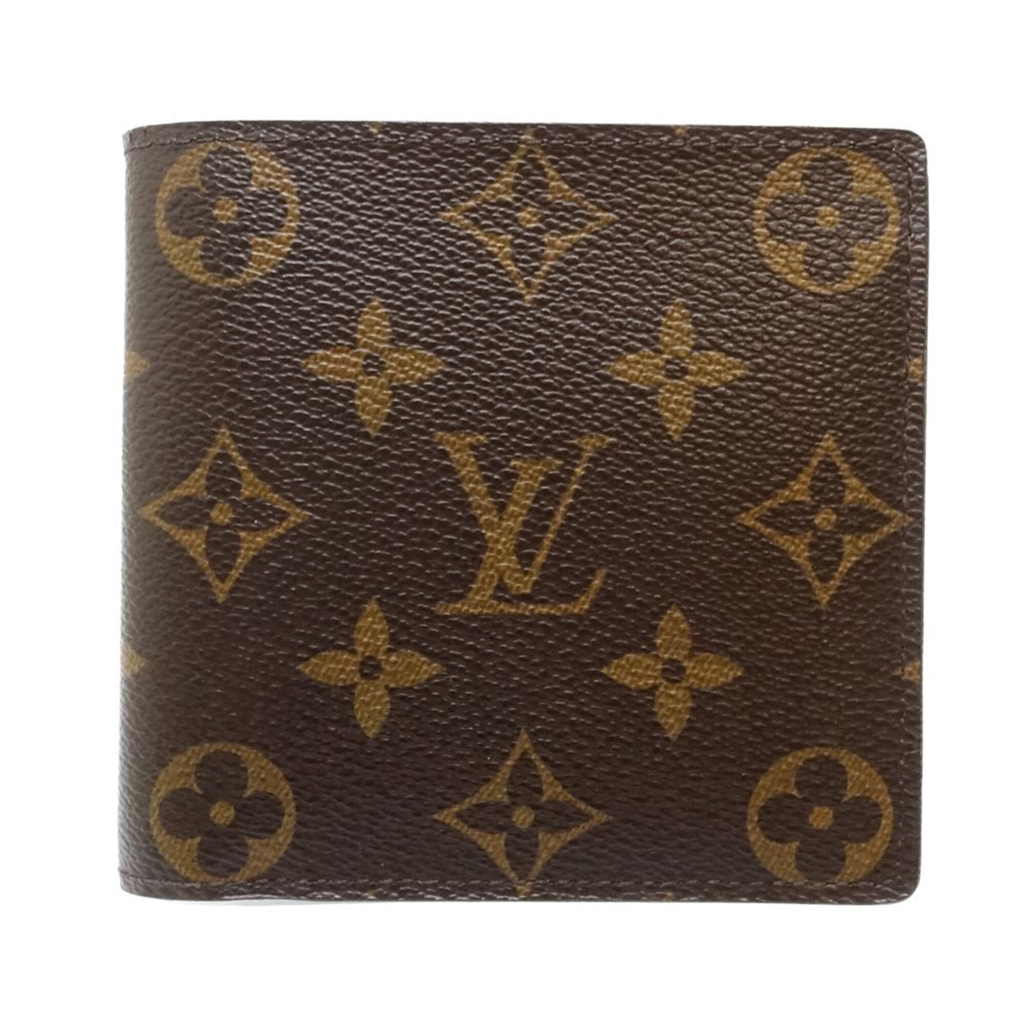Louis Vuitton Brown Monogram Canvas Wallet (Bi-Fold) (Pre-Owned)