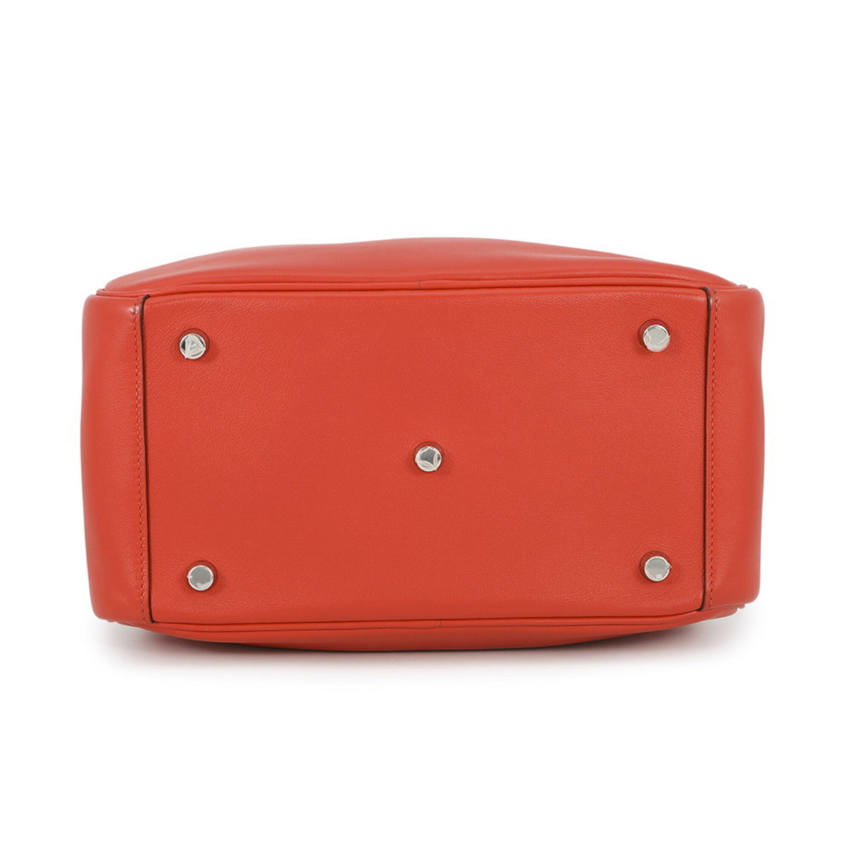 Hermes Red Color Swift Leather Handbag (Pre-Owned)